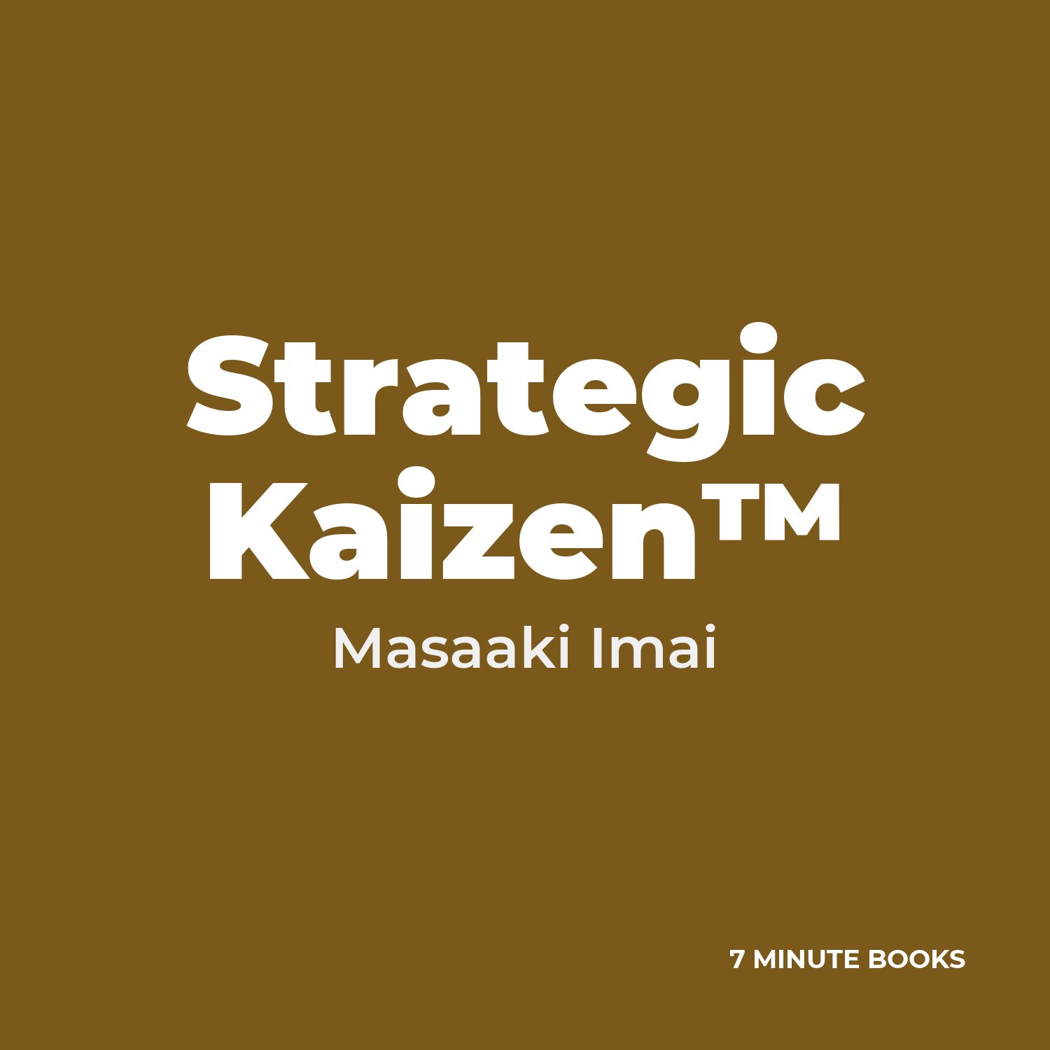 Strategic Kaizen™ cover