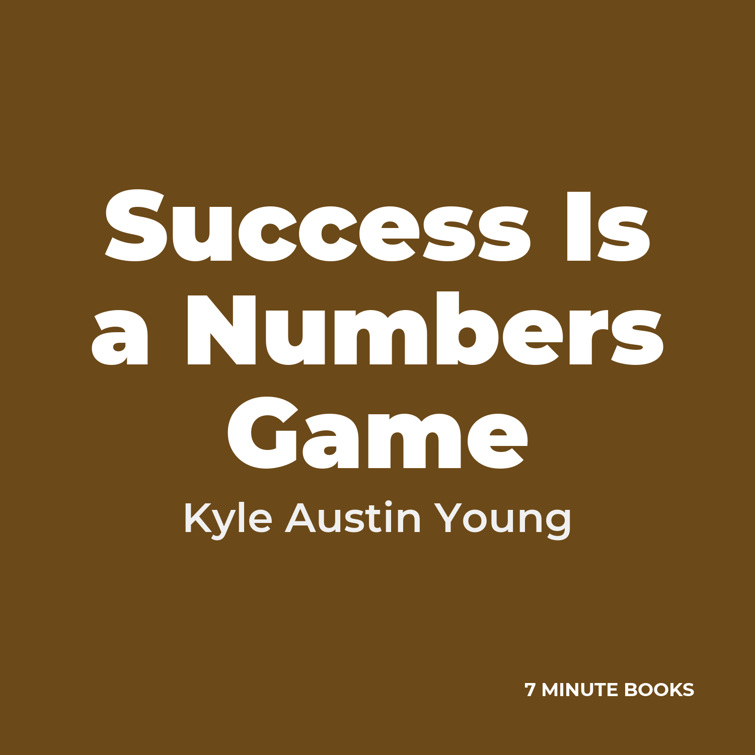 Success Is a Numbers Game cover