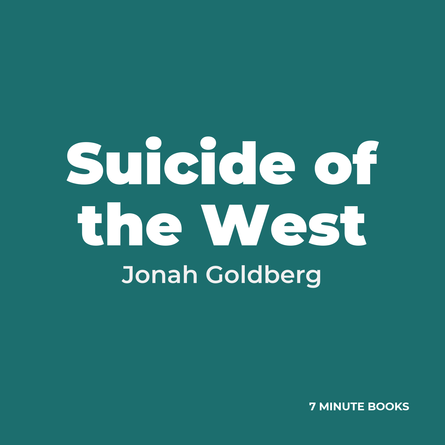 Suicide of the West cover
