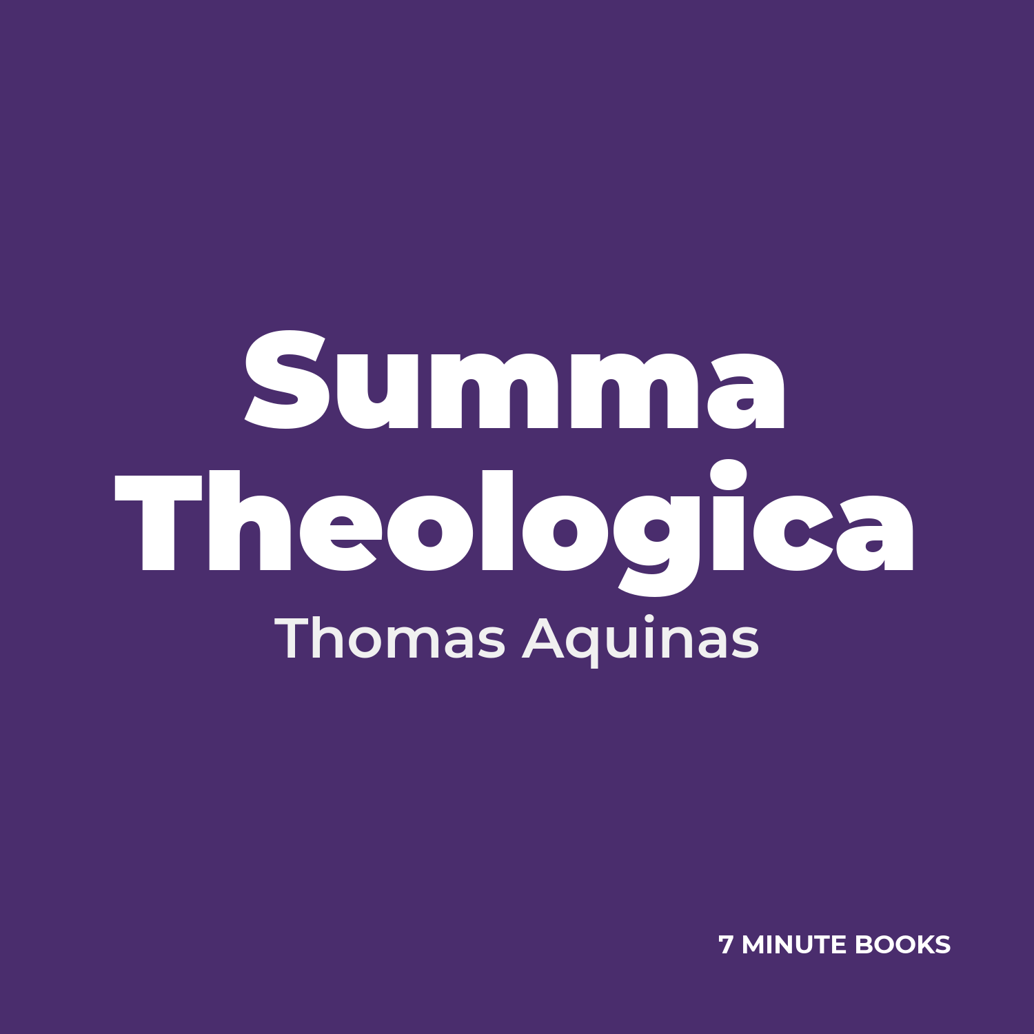 Summa Theologica cover