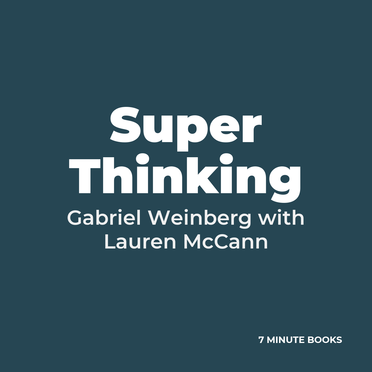 Super Thinking cover