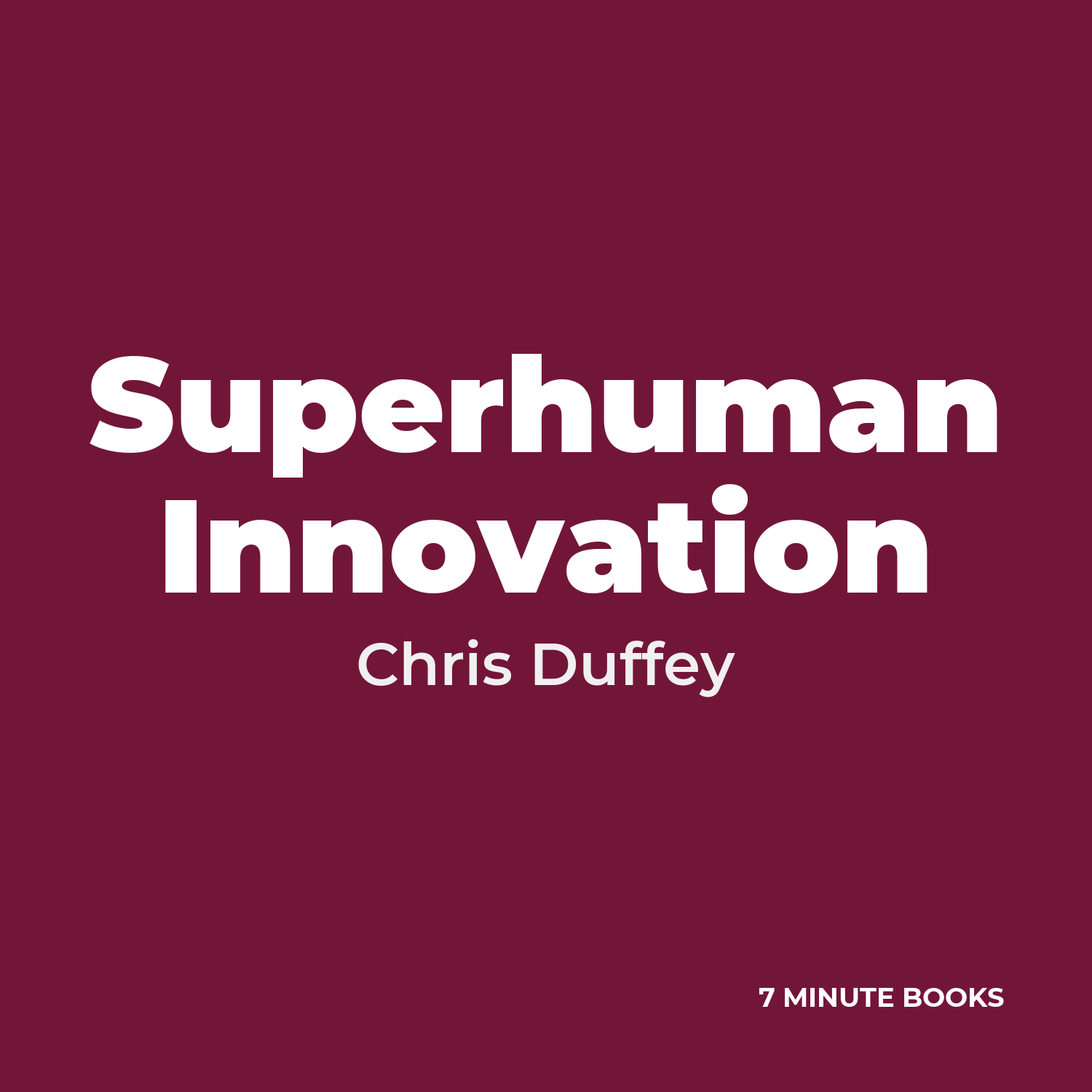 Superhuman Innovation cover