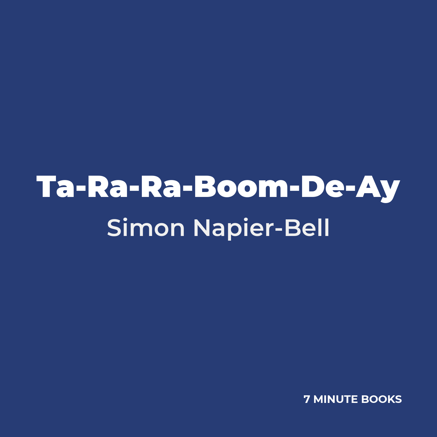 Ta-Ra-Ra-Boom-De-Ay cover