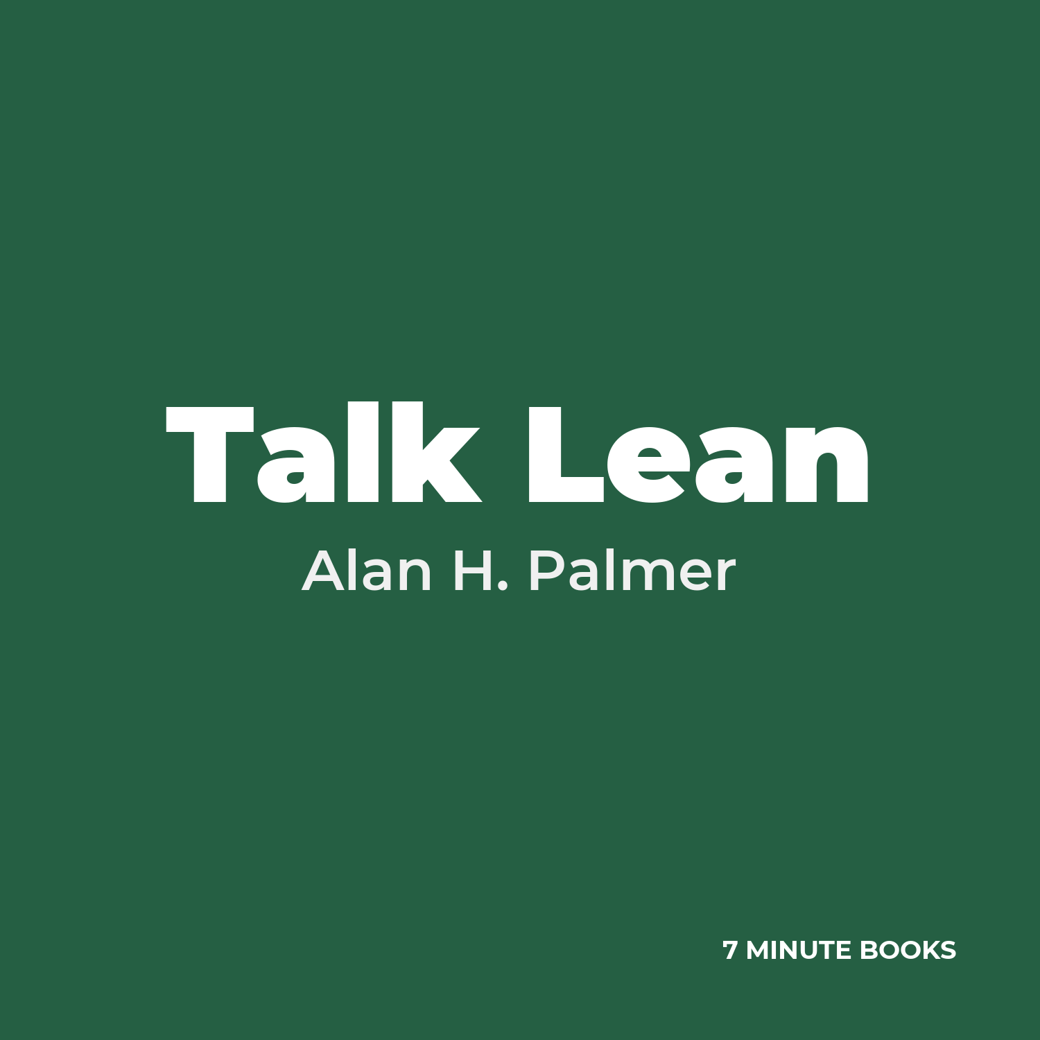 Talk Lean cover