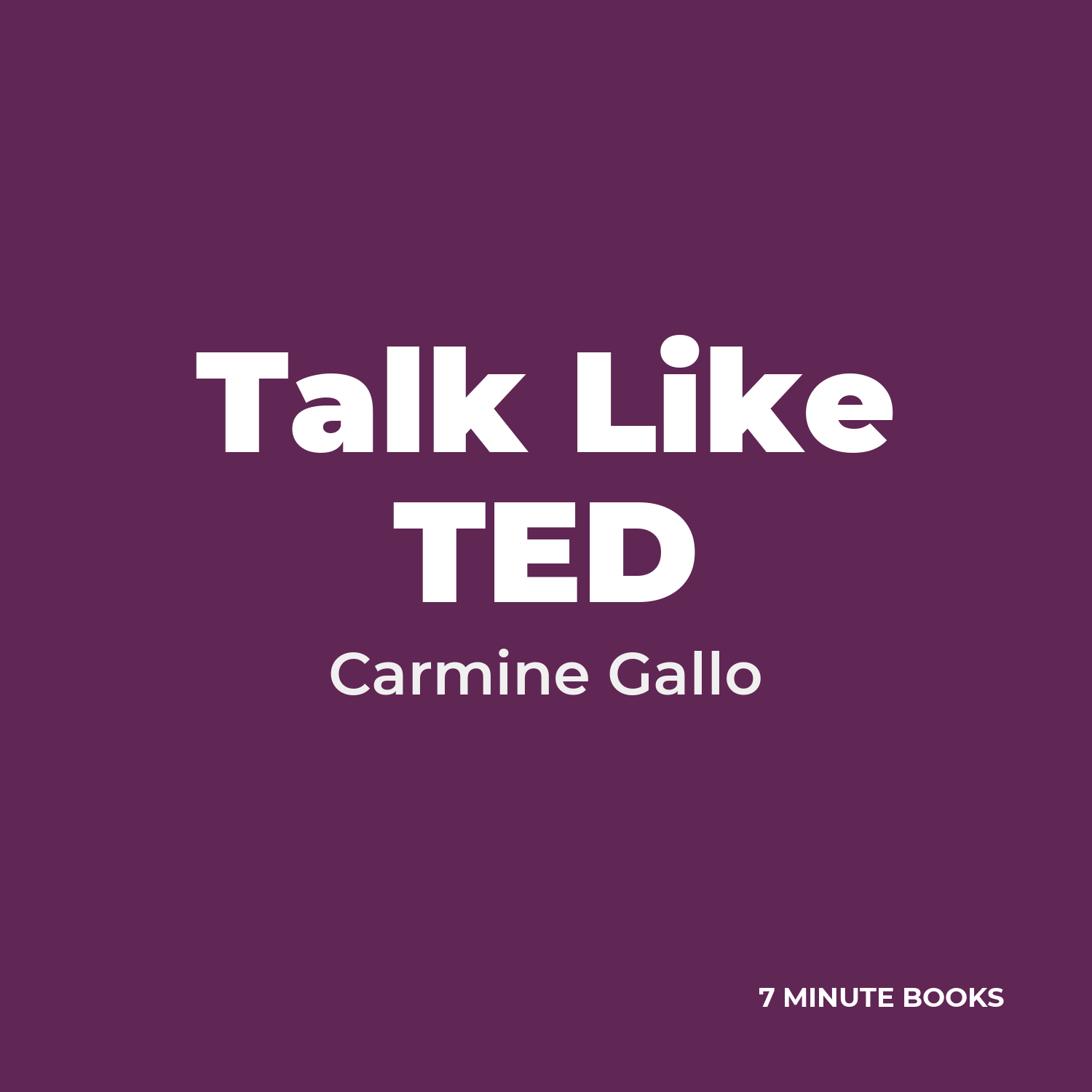 Talk Like TED cover