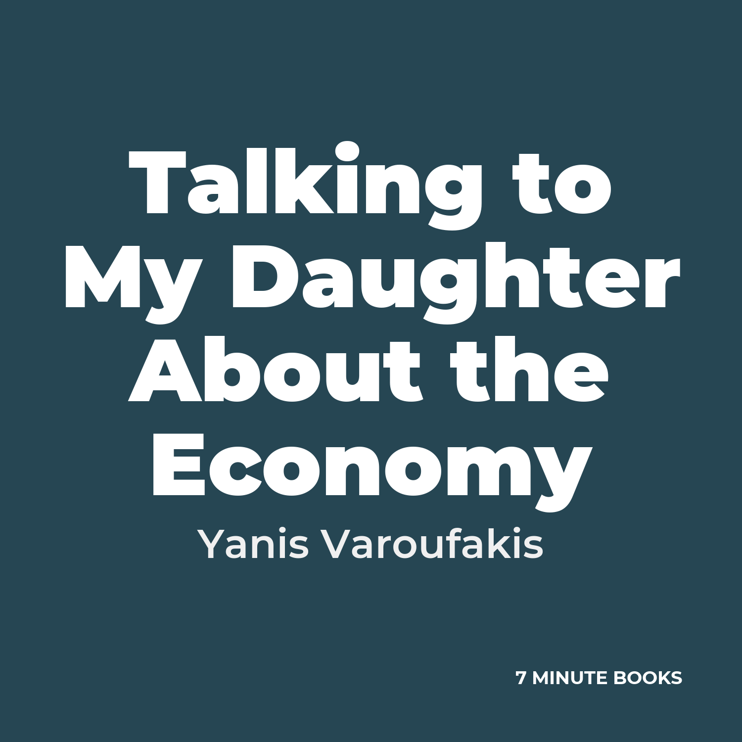 Talking to My Daughter About the Economy cover