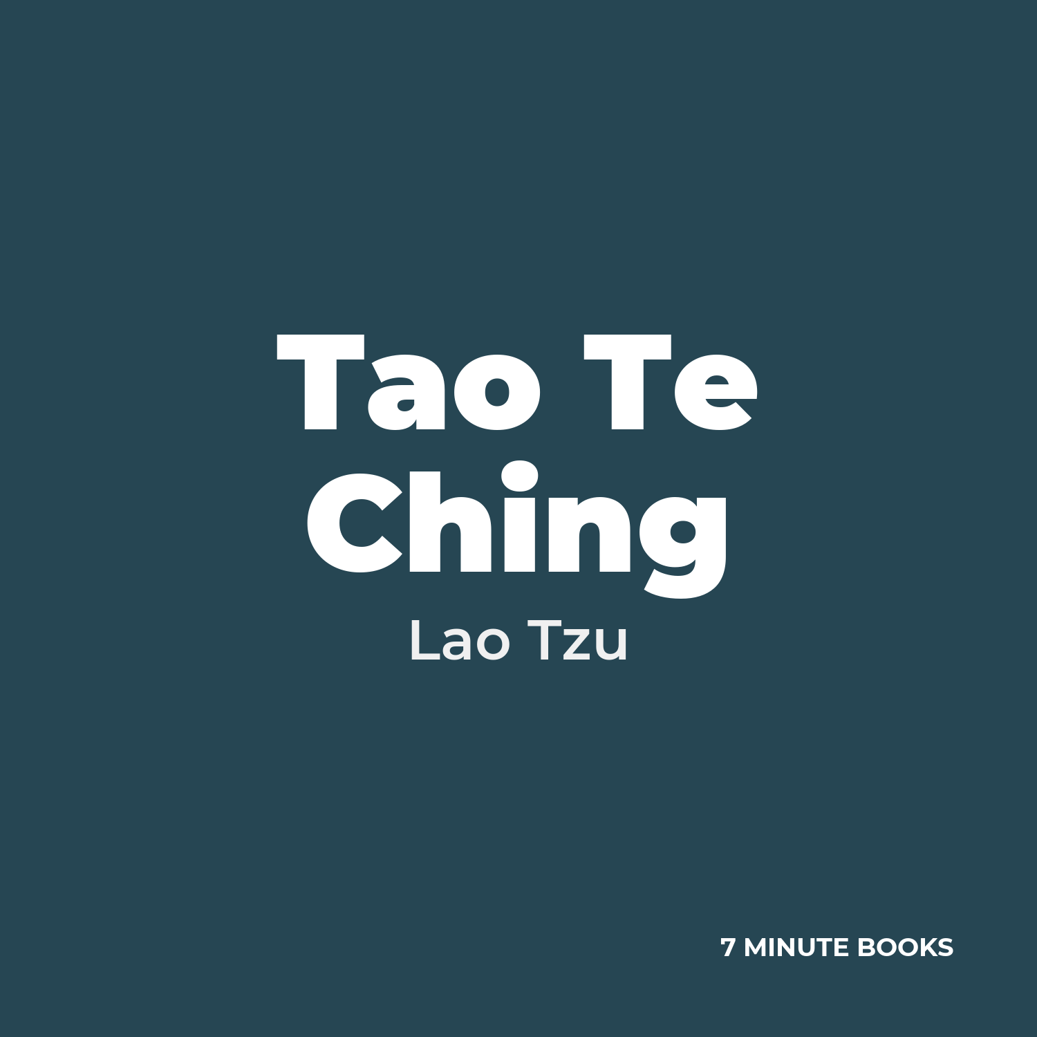 Tao Te Ching — by Lao Tzu