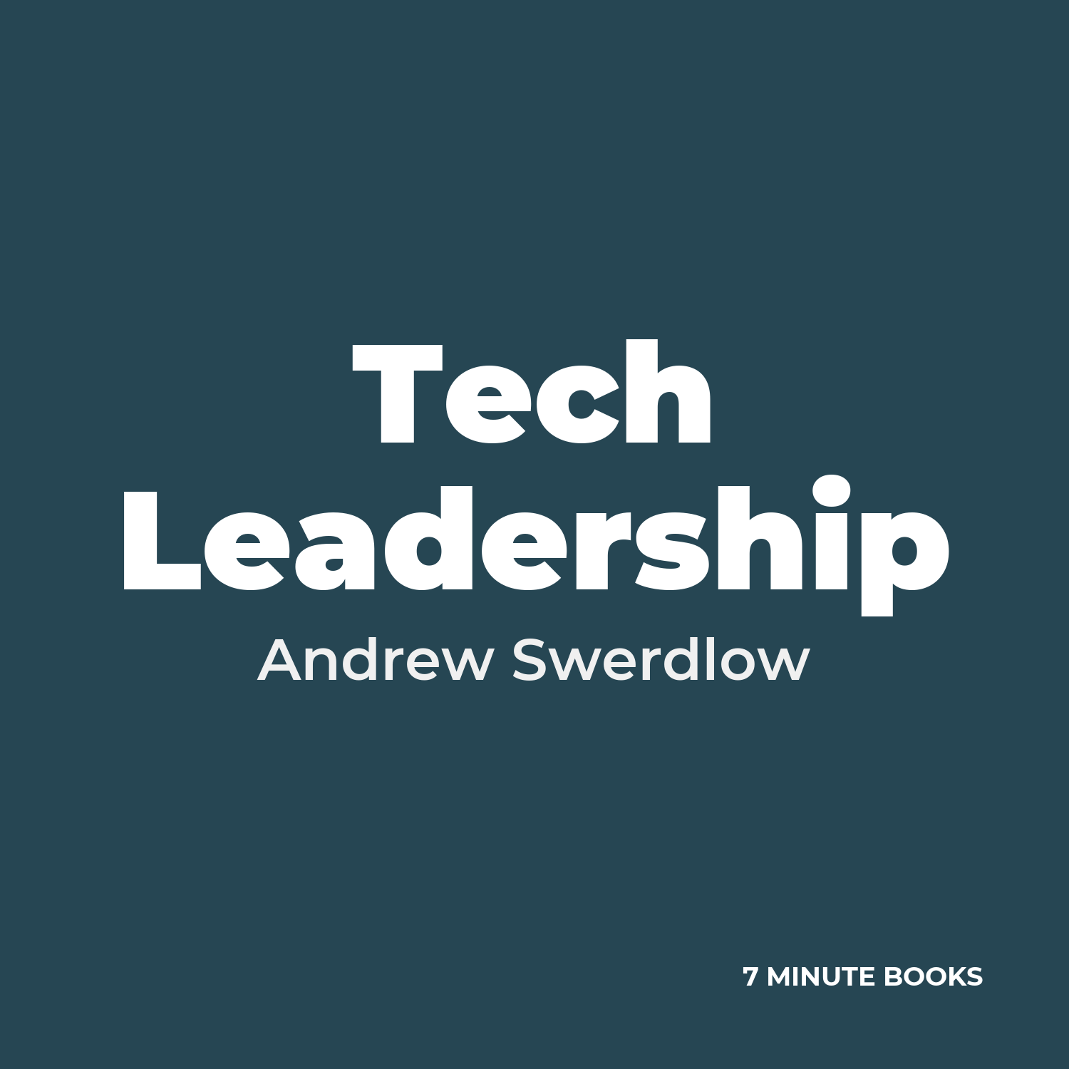 Tech Leadership cover