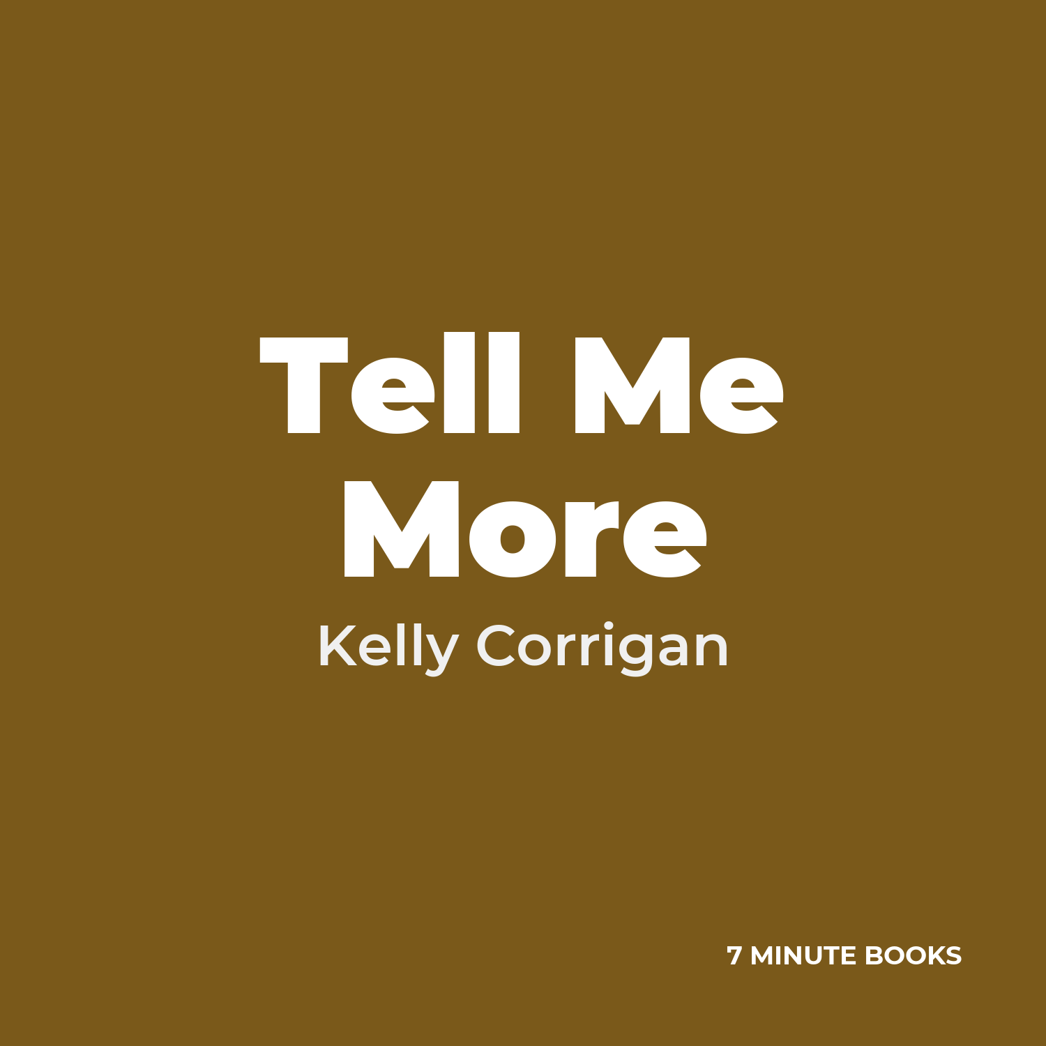 Tell Me More cover