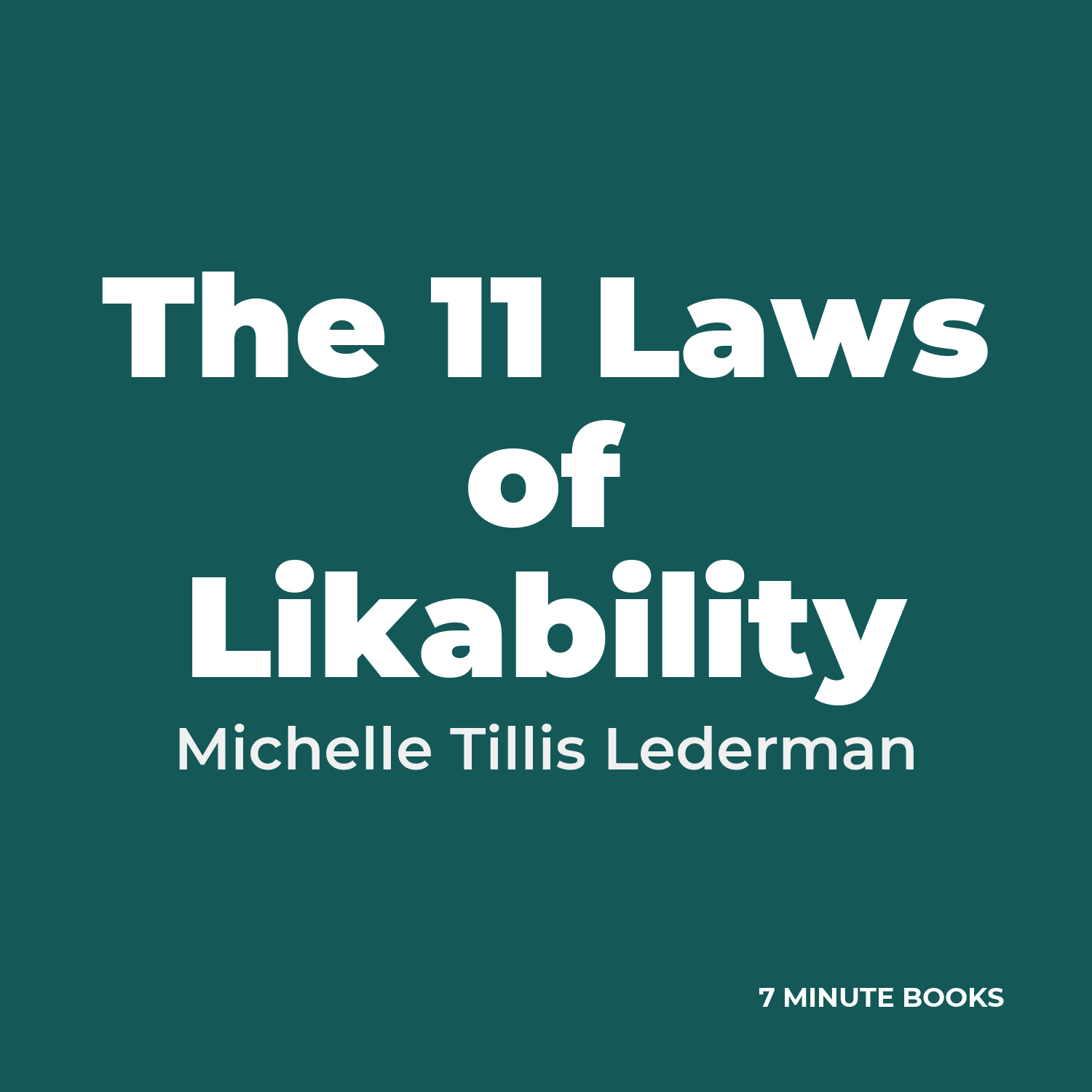 The 11 Laws of Likability cover