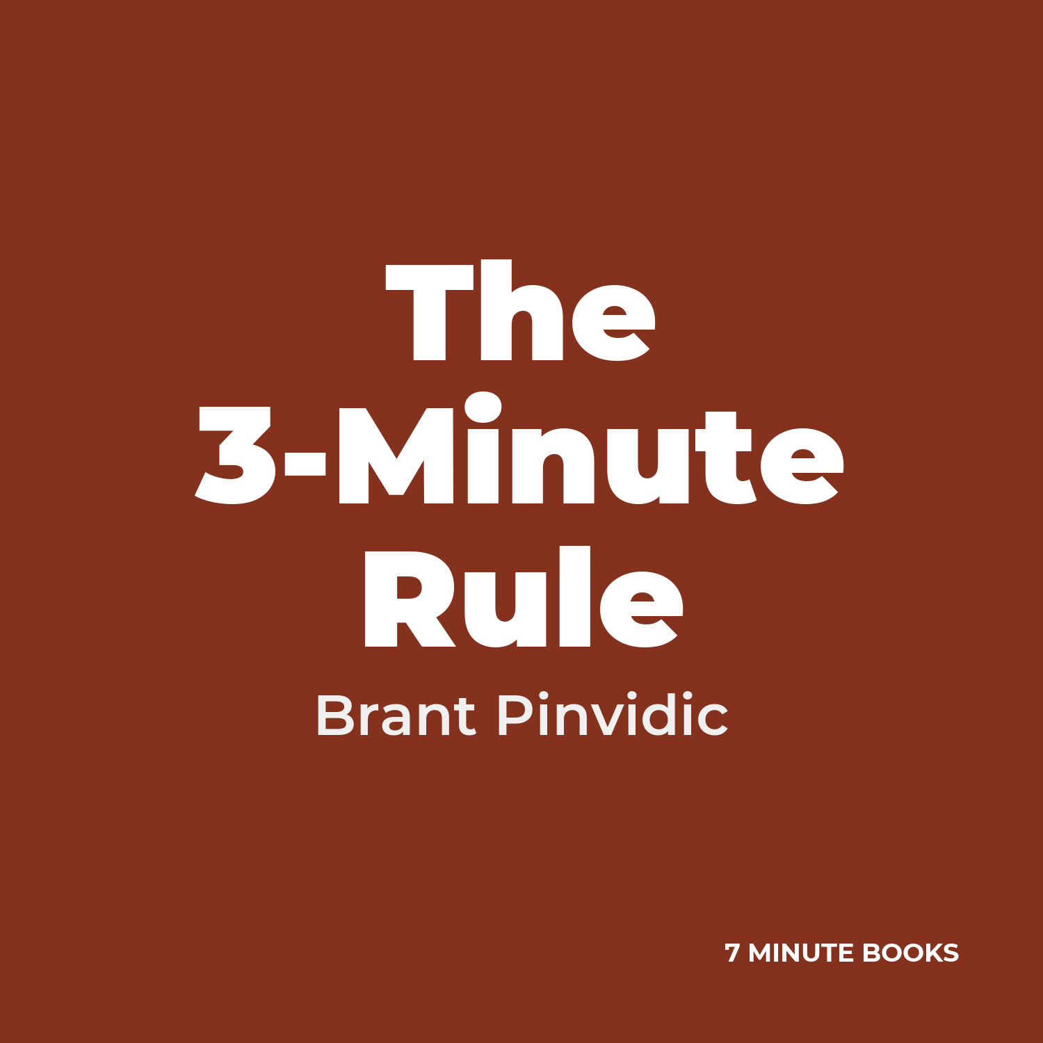 The 3-Minute Rule cover
