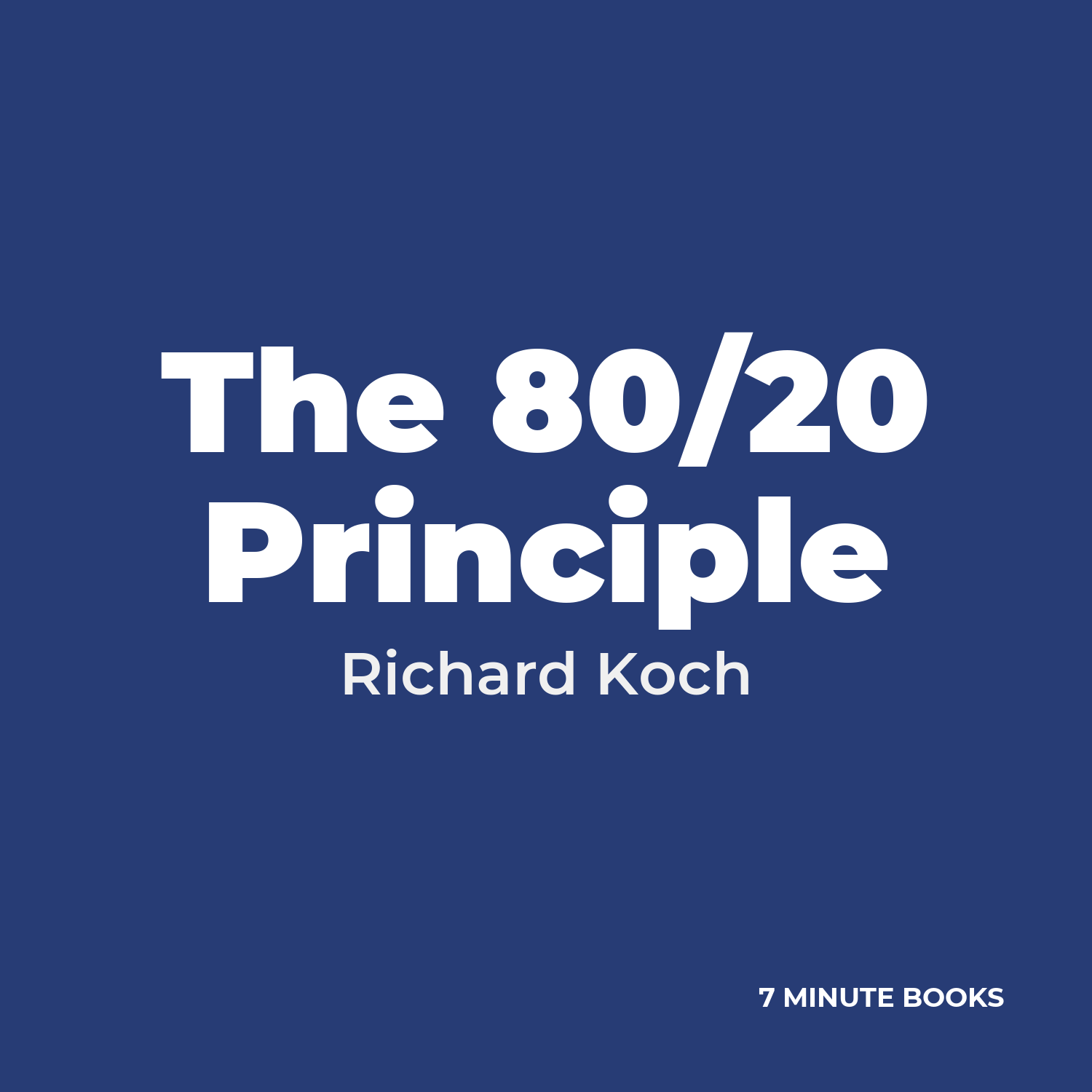The 80/20 Principle cover