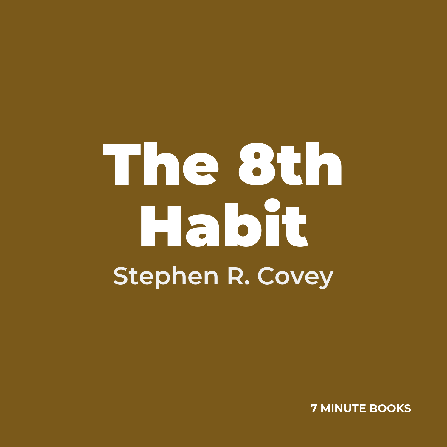 The 8th Habit cover