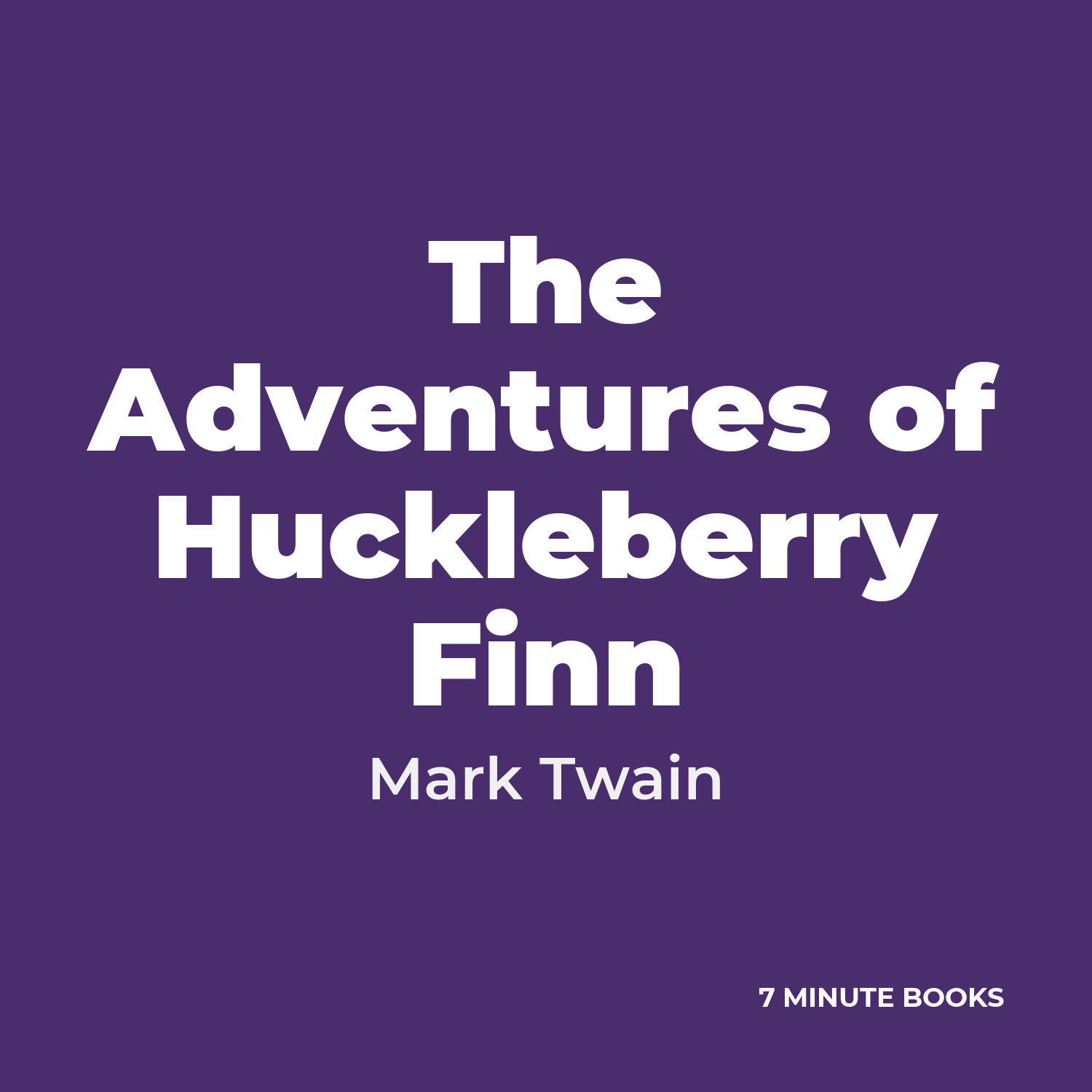 The Adventures of Huckleberry Finn cover