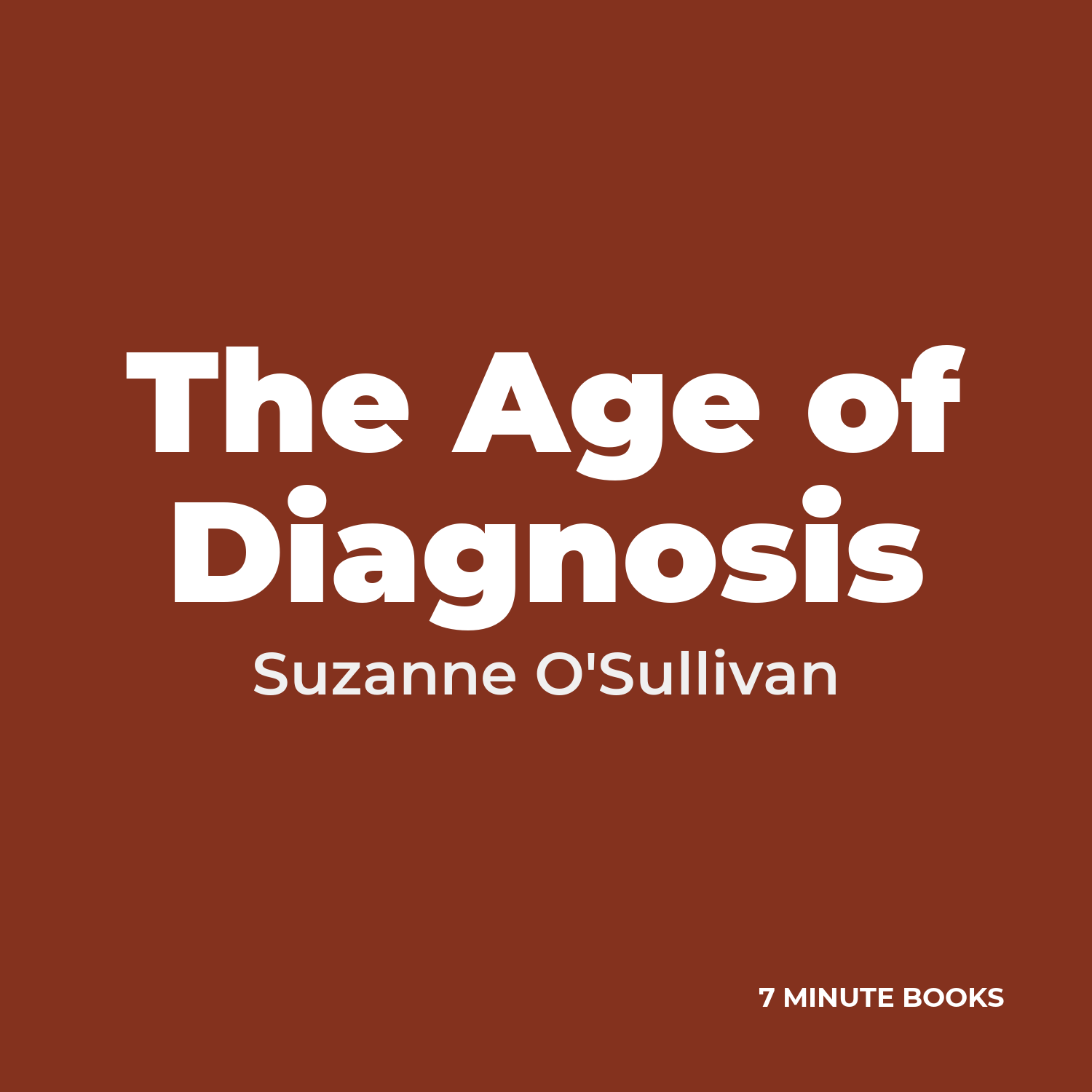 The Age of Diagnosis cover