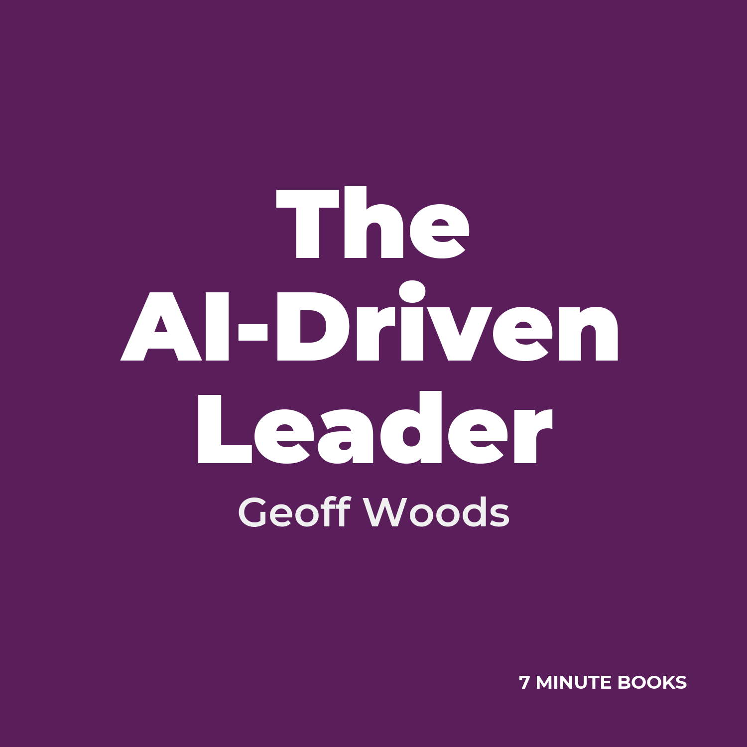The AI-Driven Leader cover