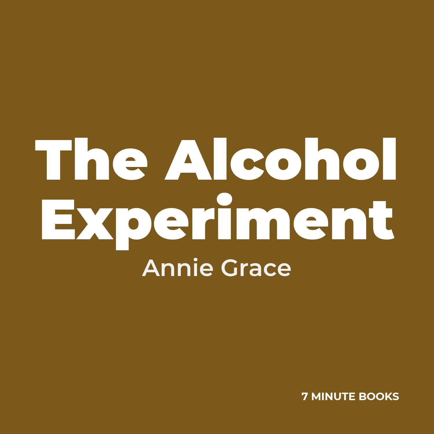 The Alcohol Experiment cover