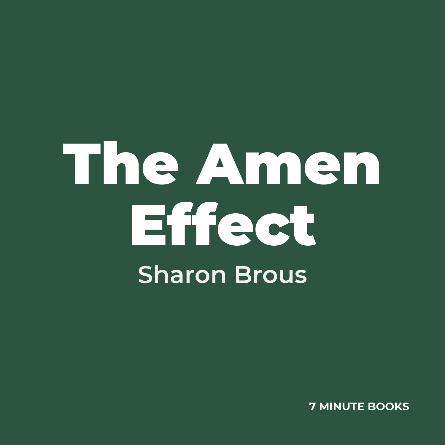 The Amen Effect cover