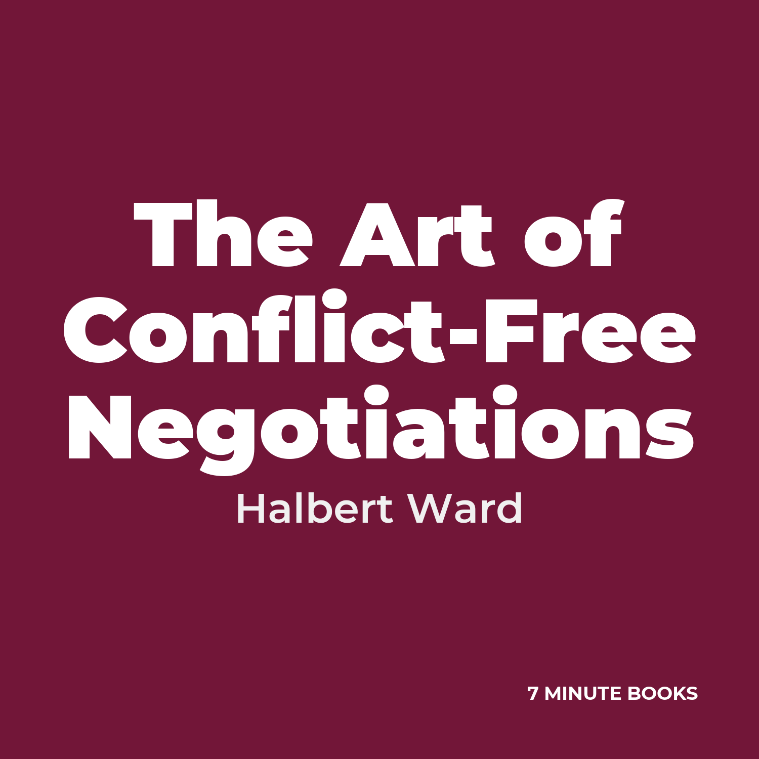 The Art of Conflict-Free Negotiations cover