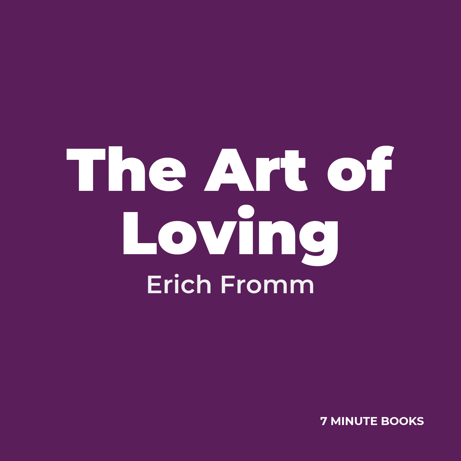 The Art of Loving cover