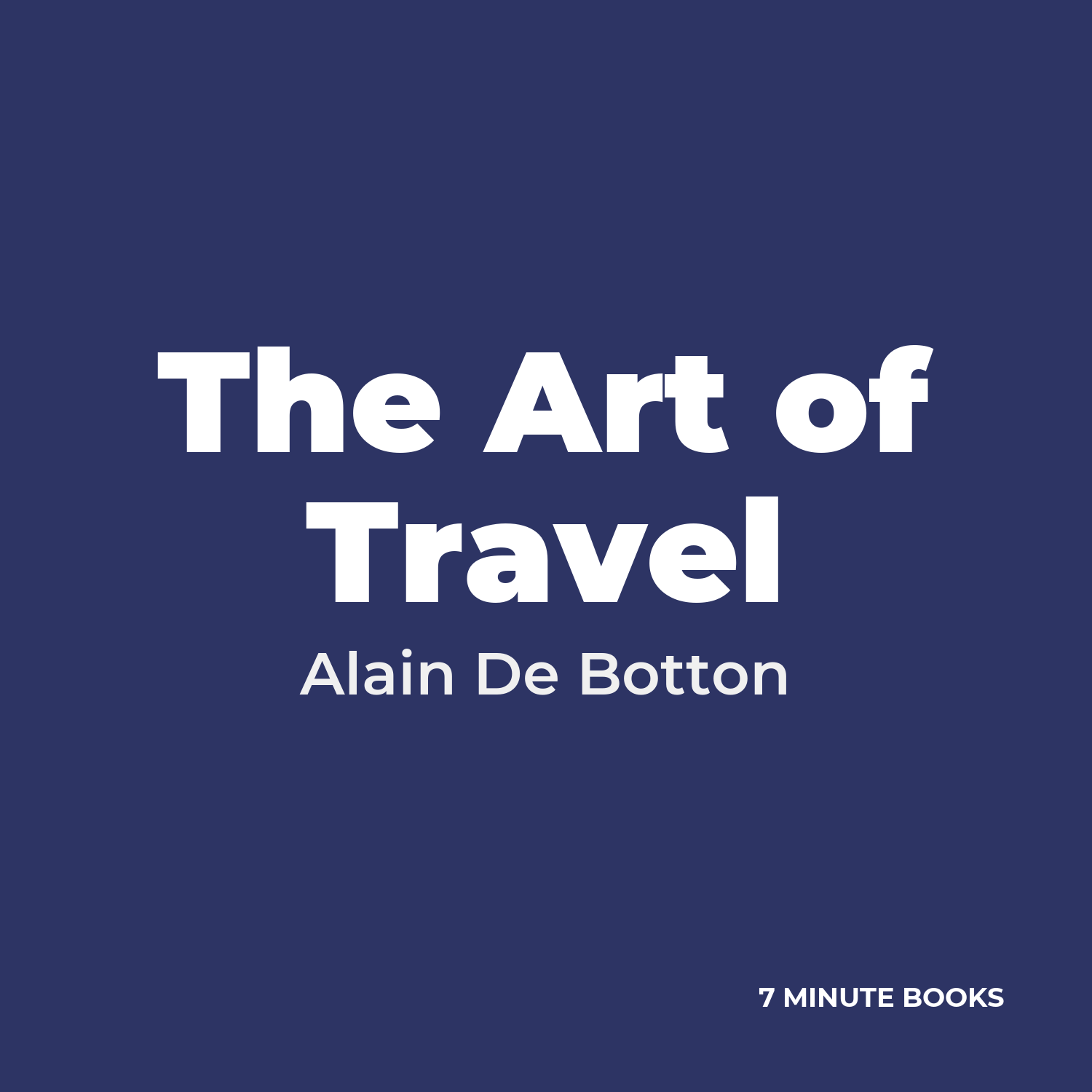 The Art of Travel cover