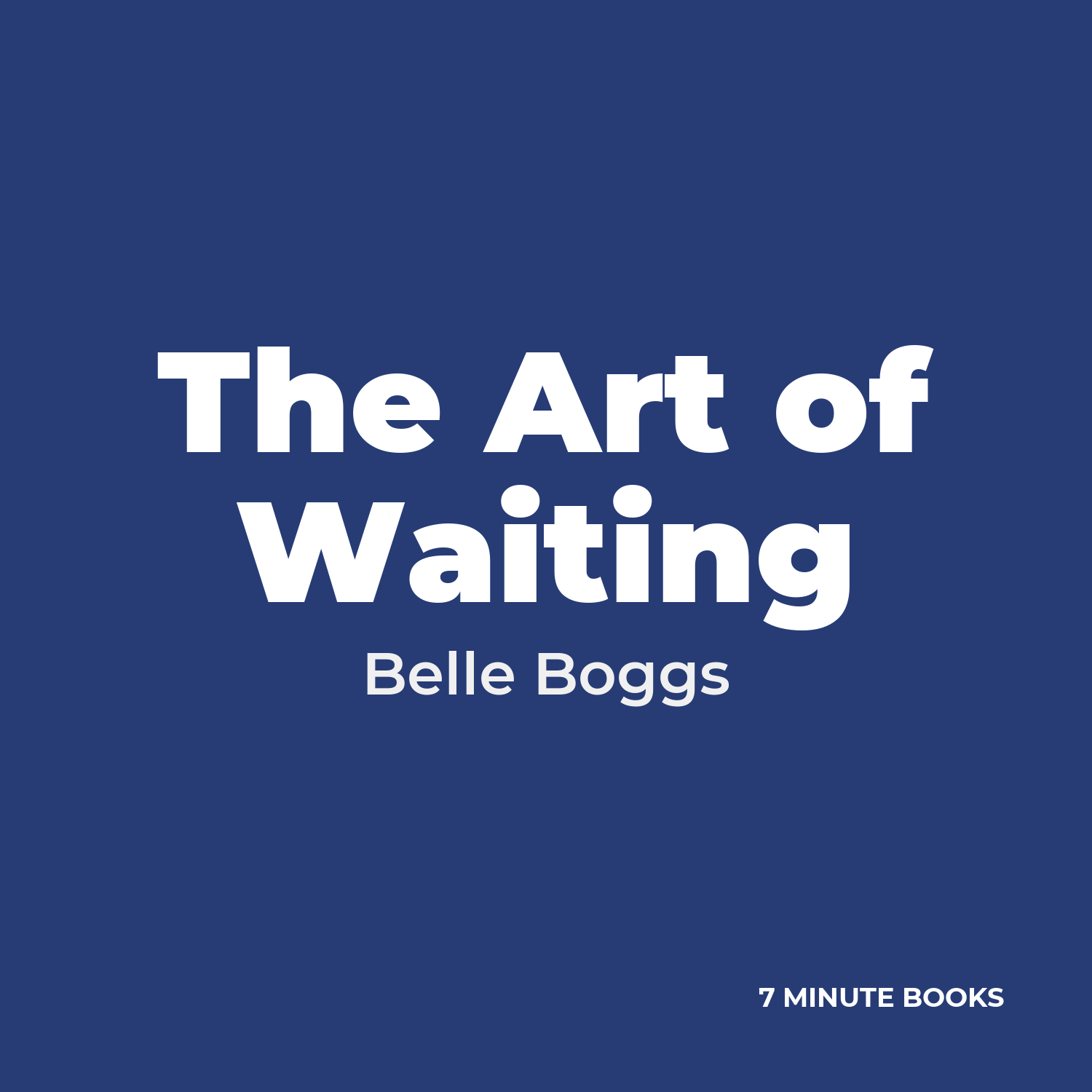 The Art of Waiting cover