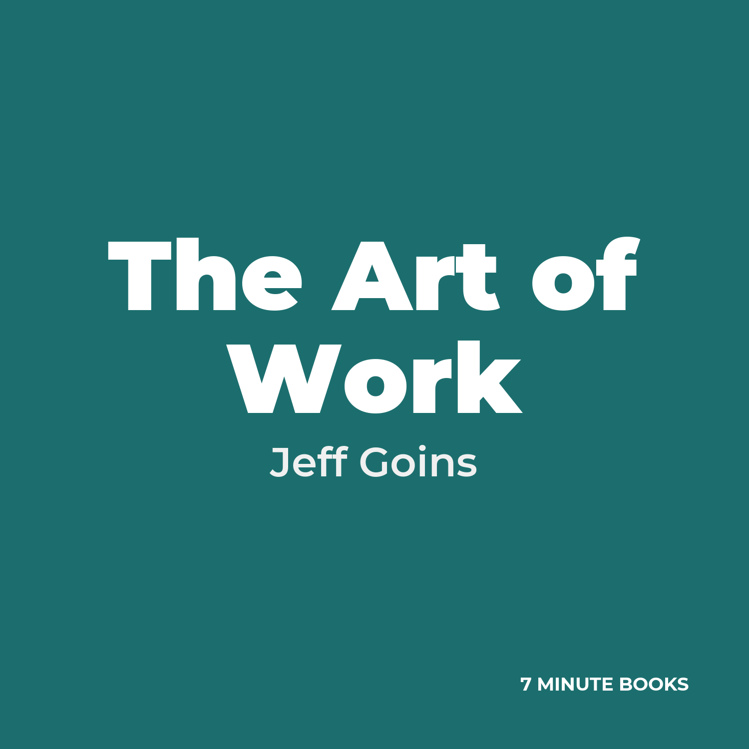The Art of Work cover
