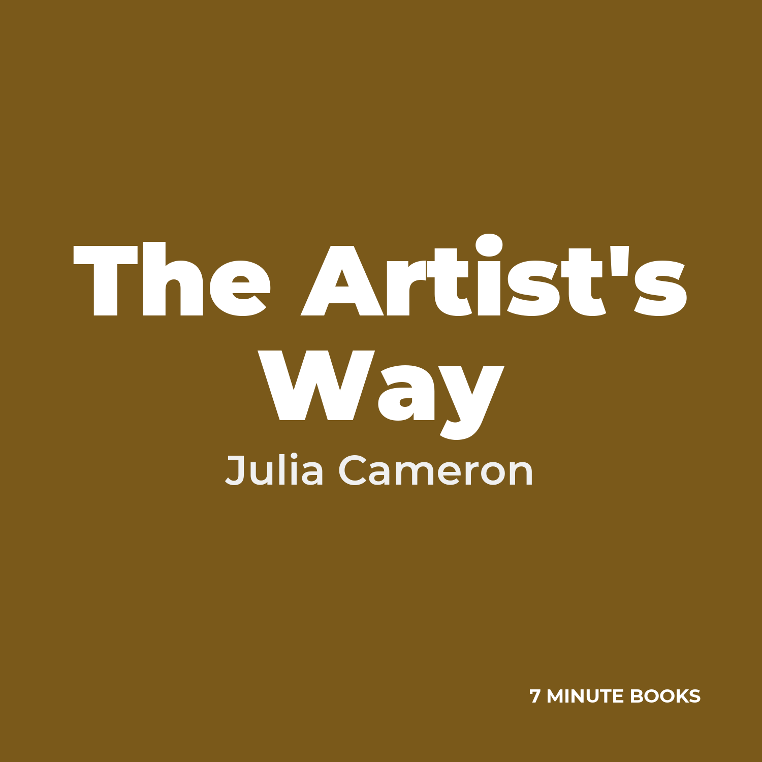 The Artist's Way cover