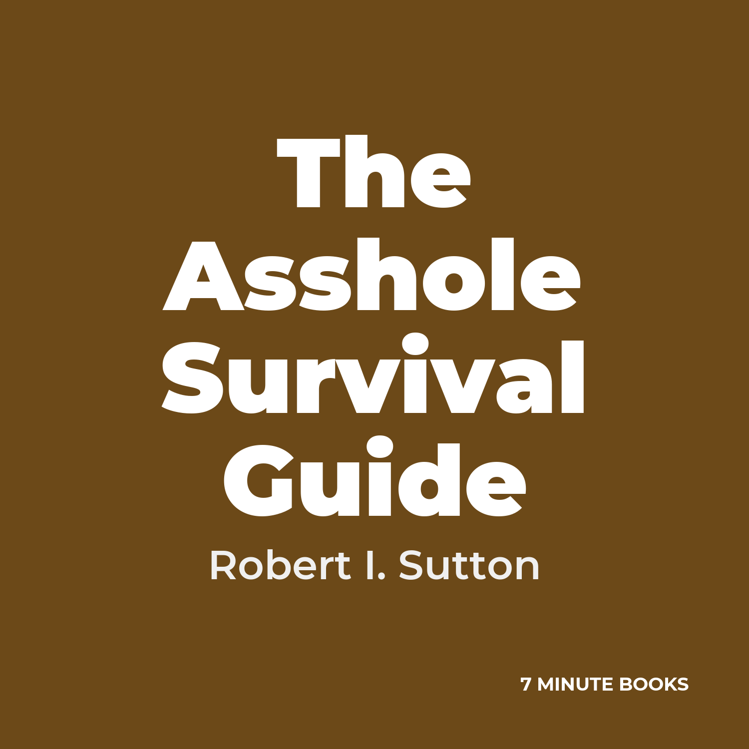 The Asshole Survival Guide cover