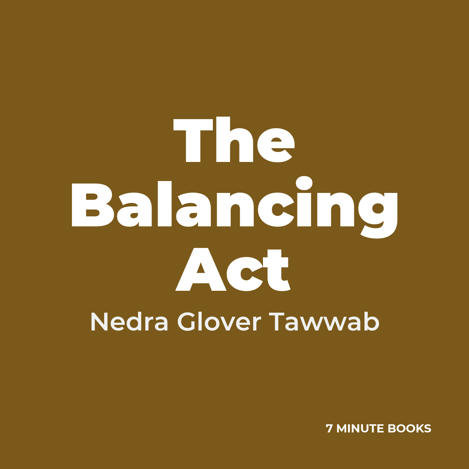 The Balancing Act cover