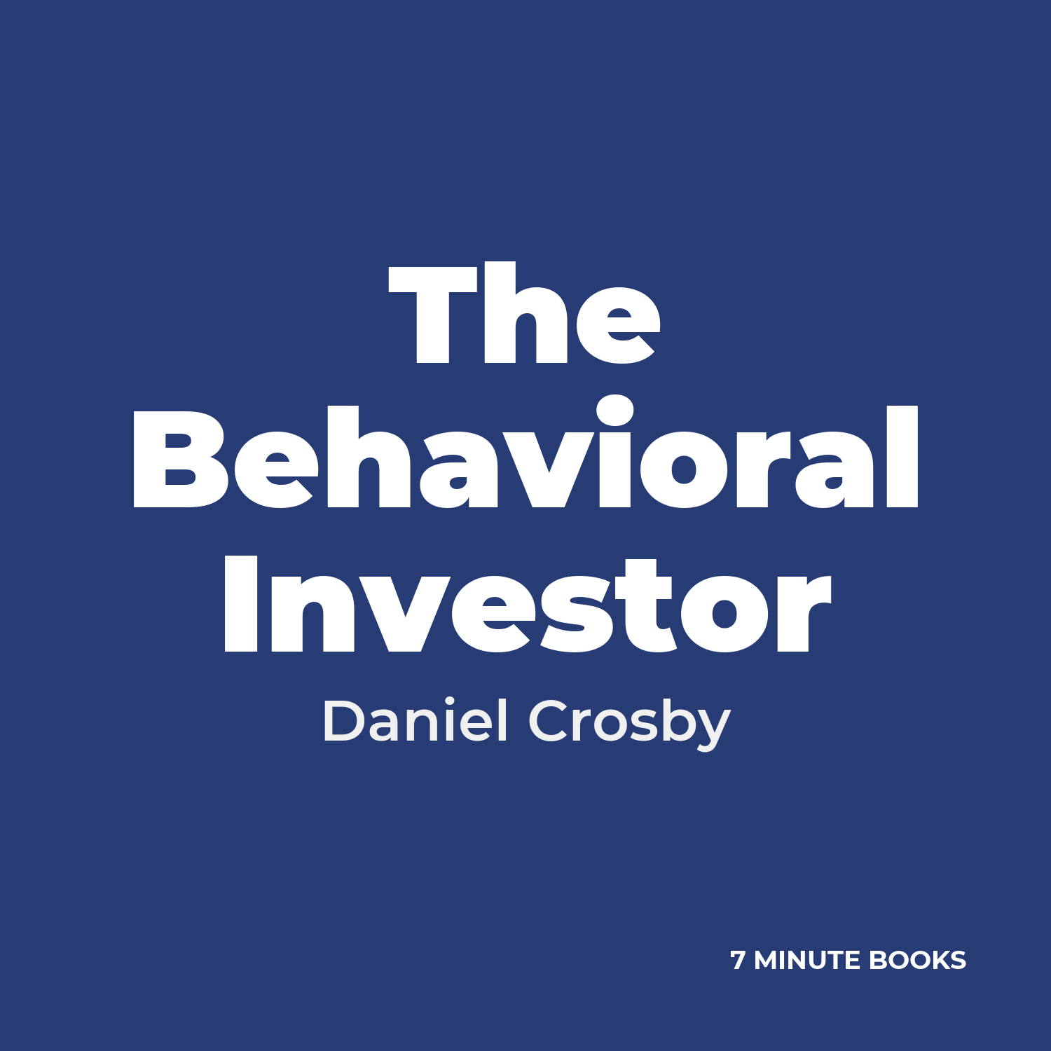 The Behavioral Investor cover