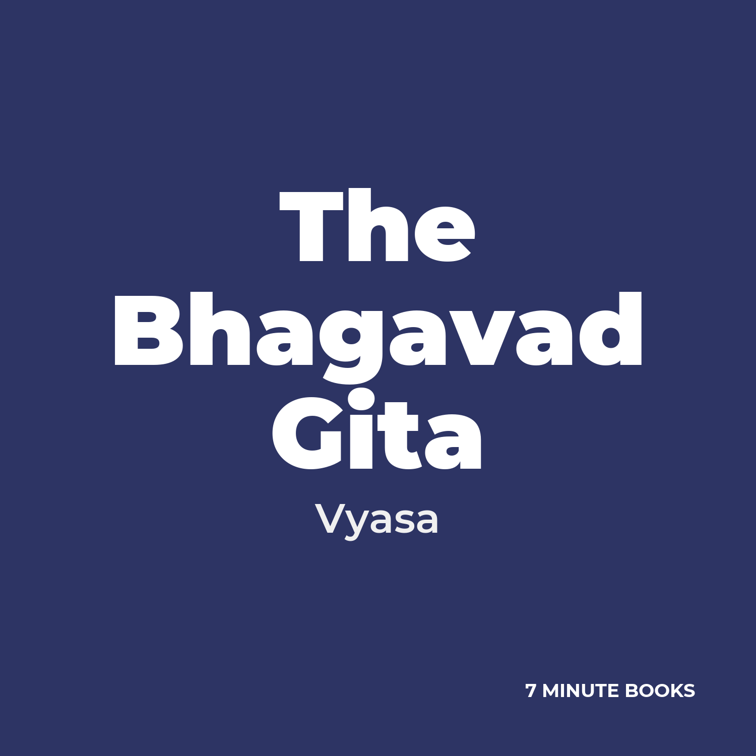 The Bhagavad Gita cover