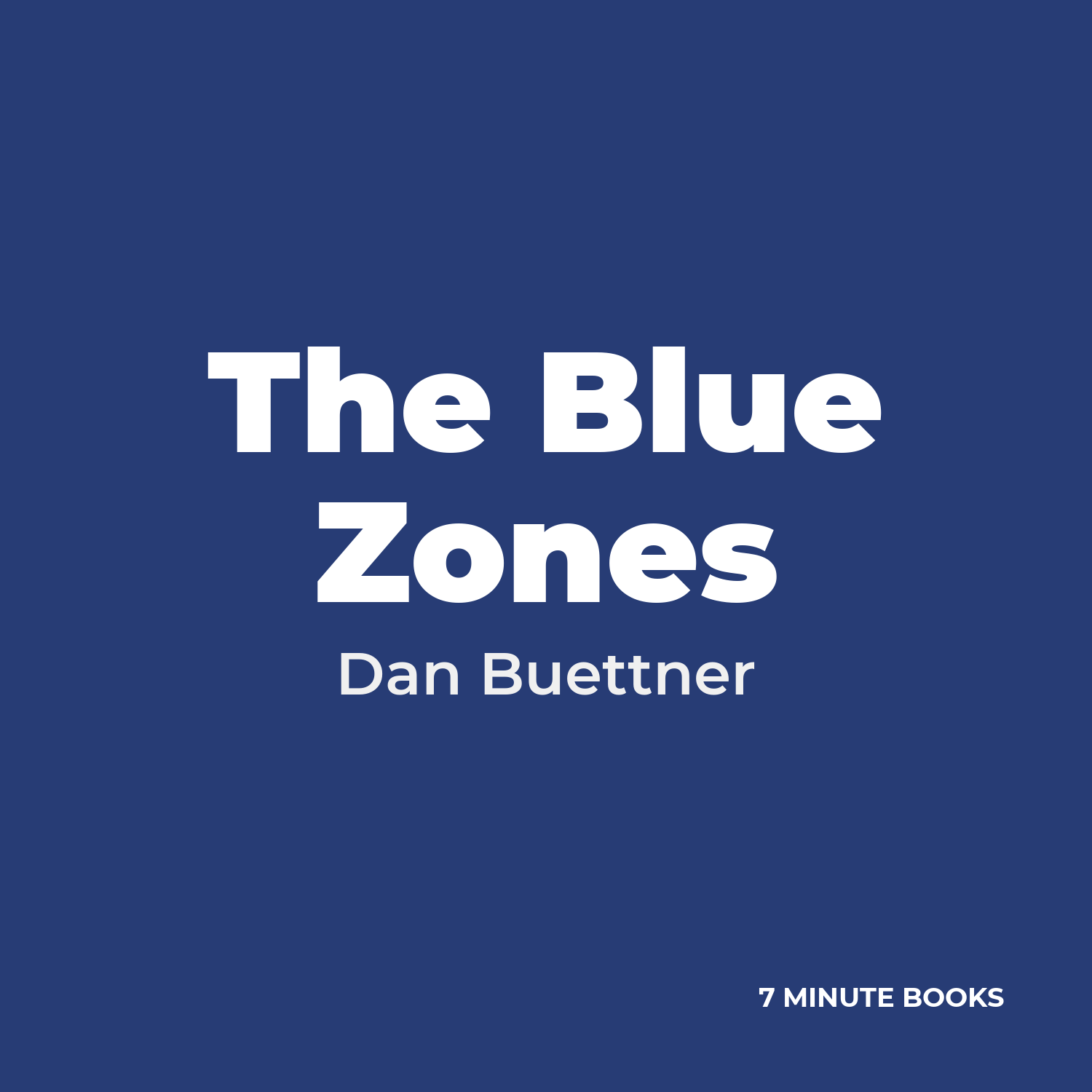 The Blue Zones cover
