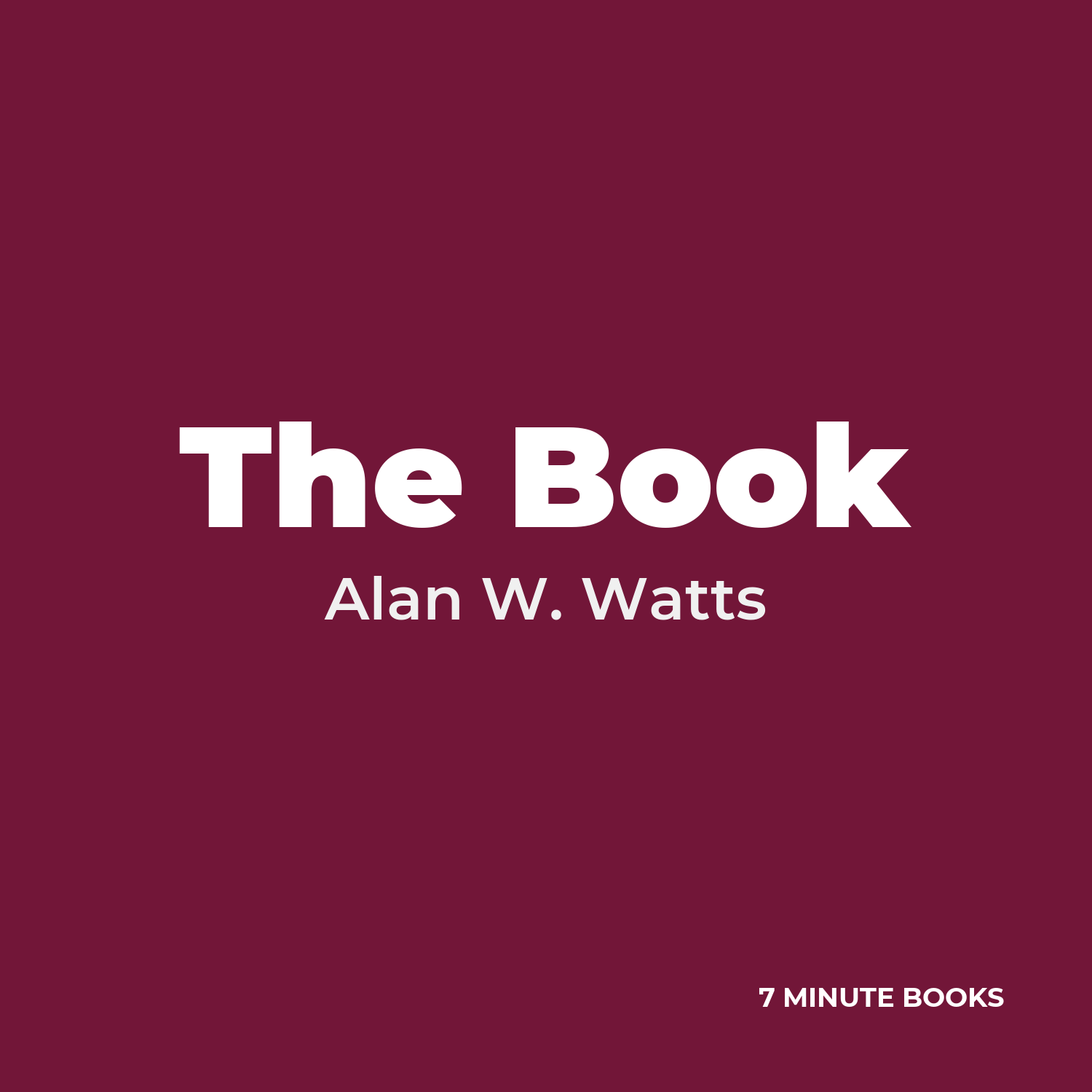 The Book — by Alan W. Watts