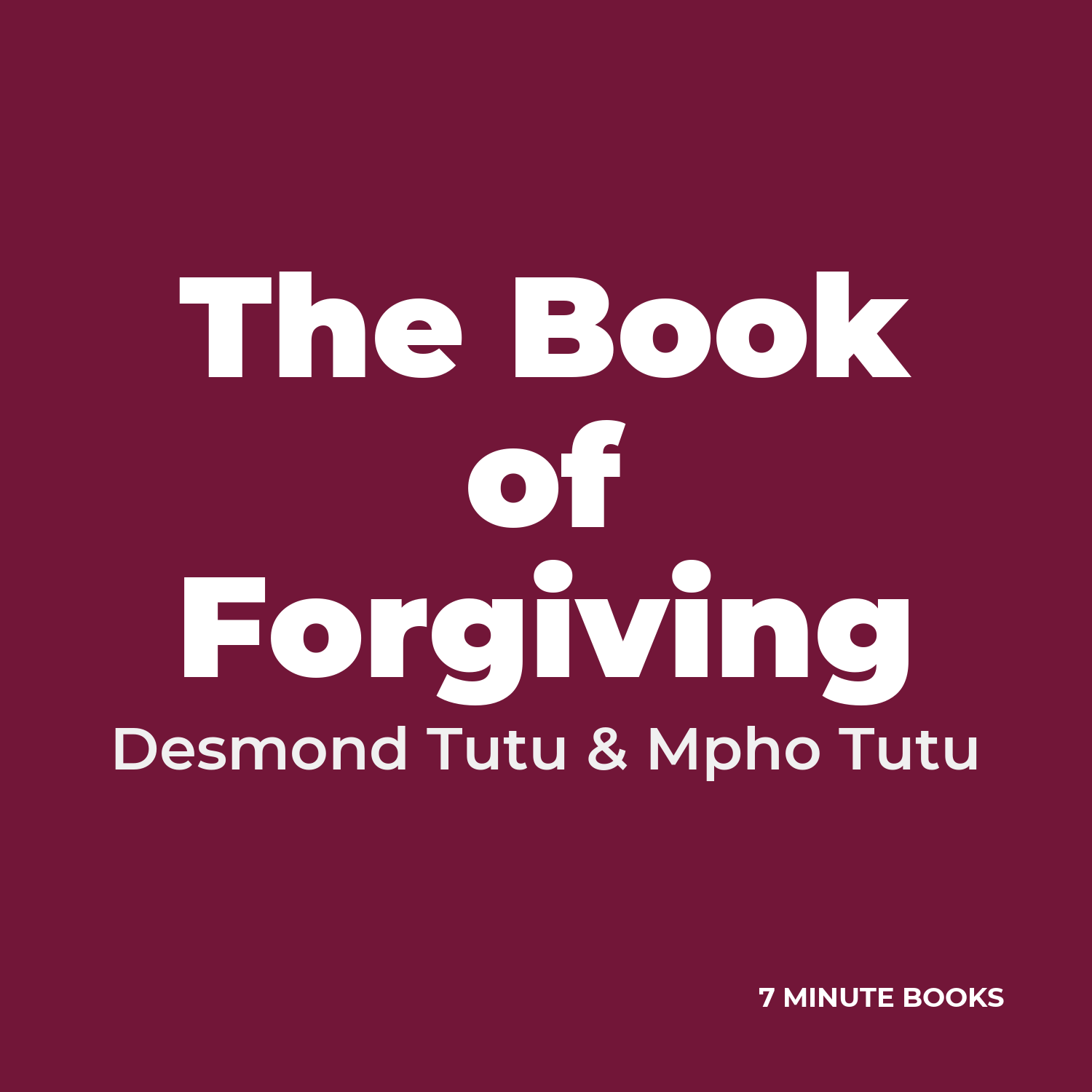 The Book of Forgiving cover