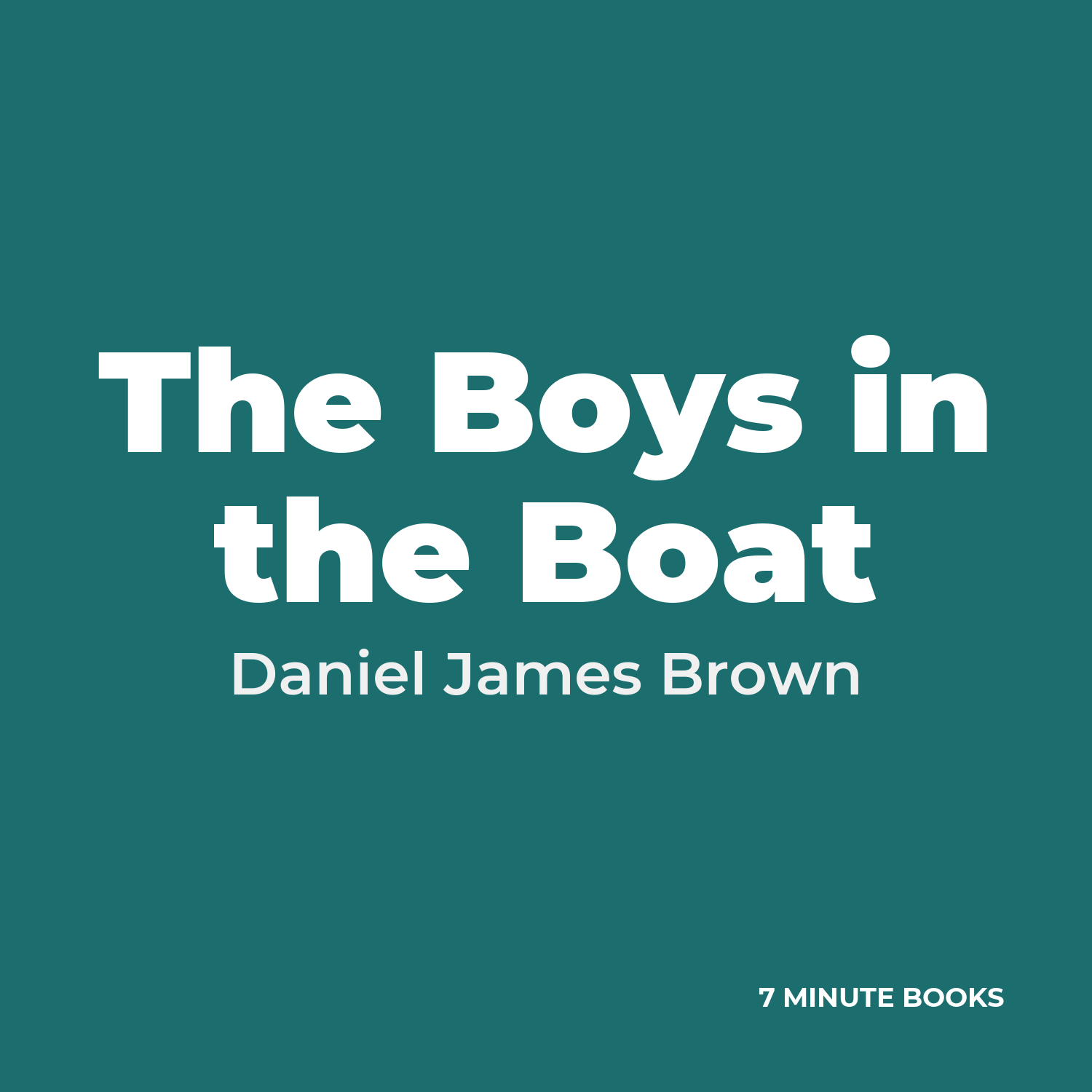 The Boys in the Boat cover