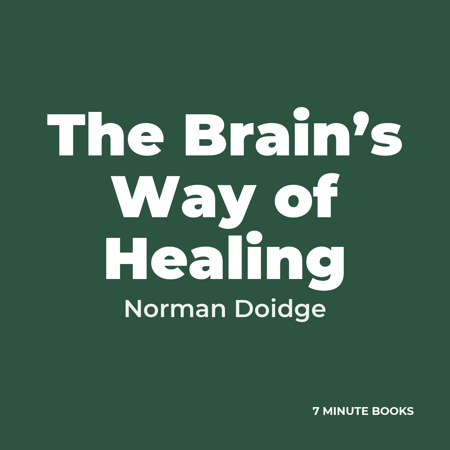 The Brain’s Way of Healing cover
