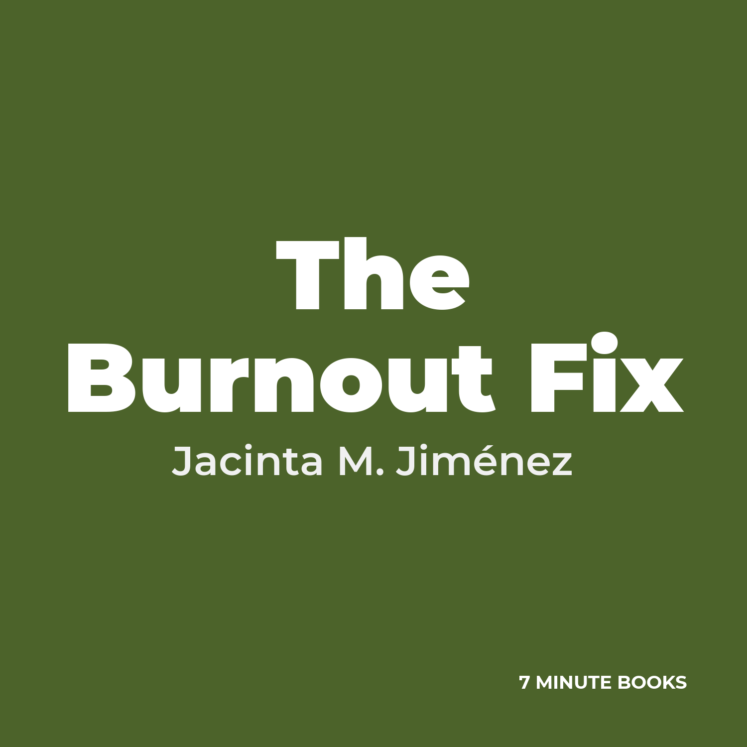 The Burnout Fix cover