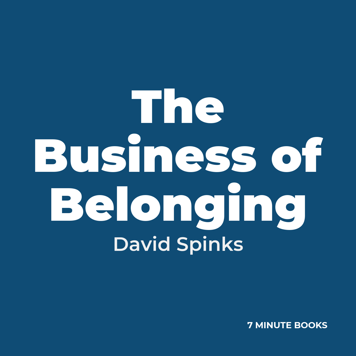 The Business of Belonging cover