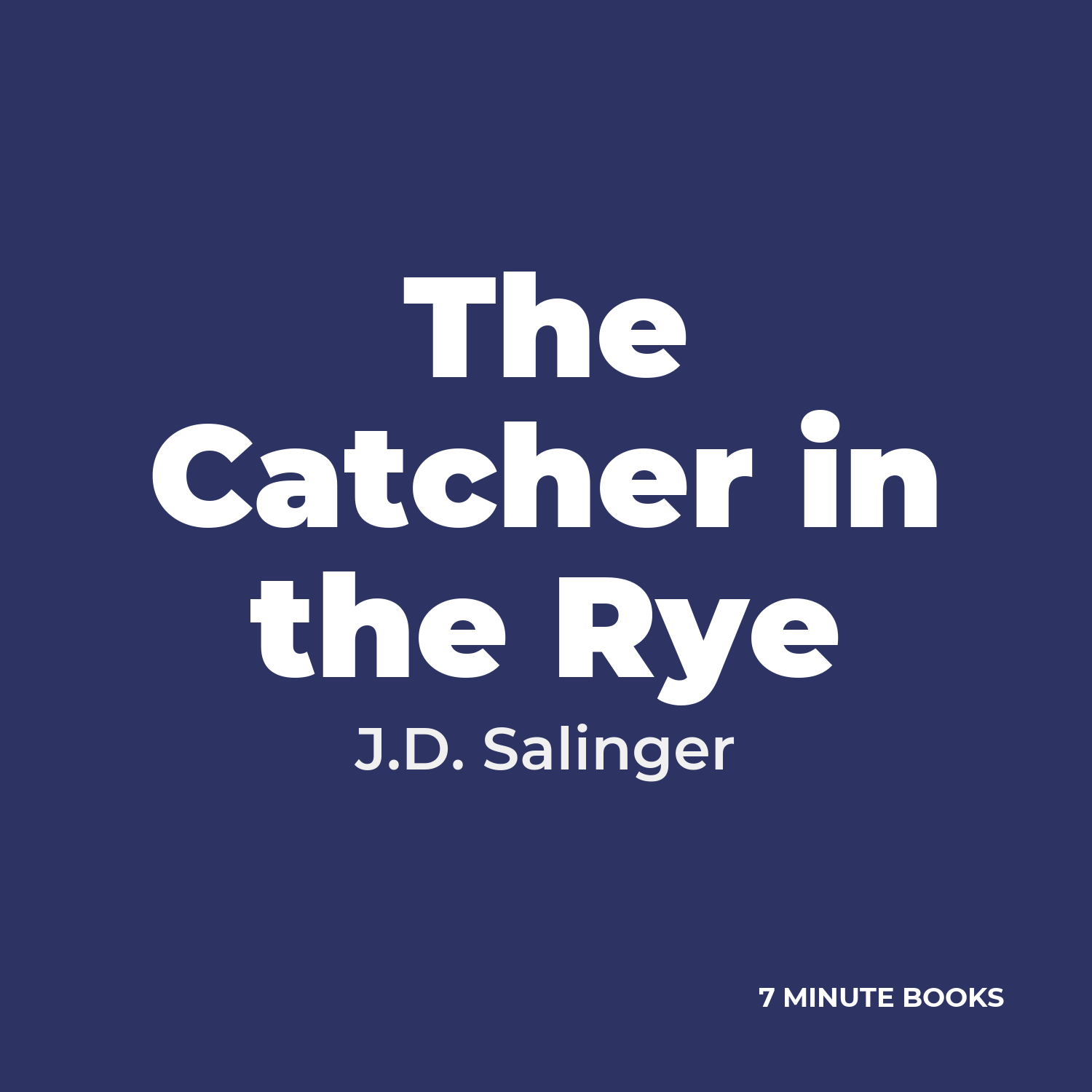 The Catcher in the Rye cover