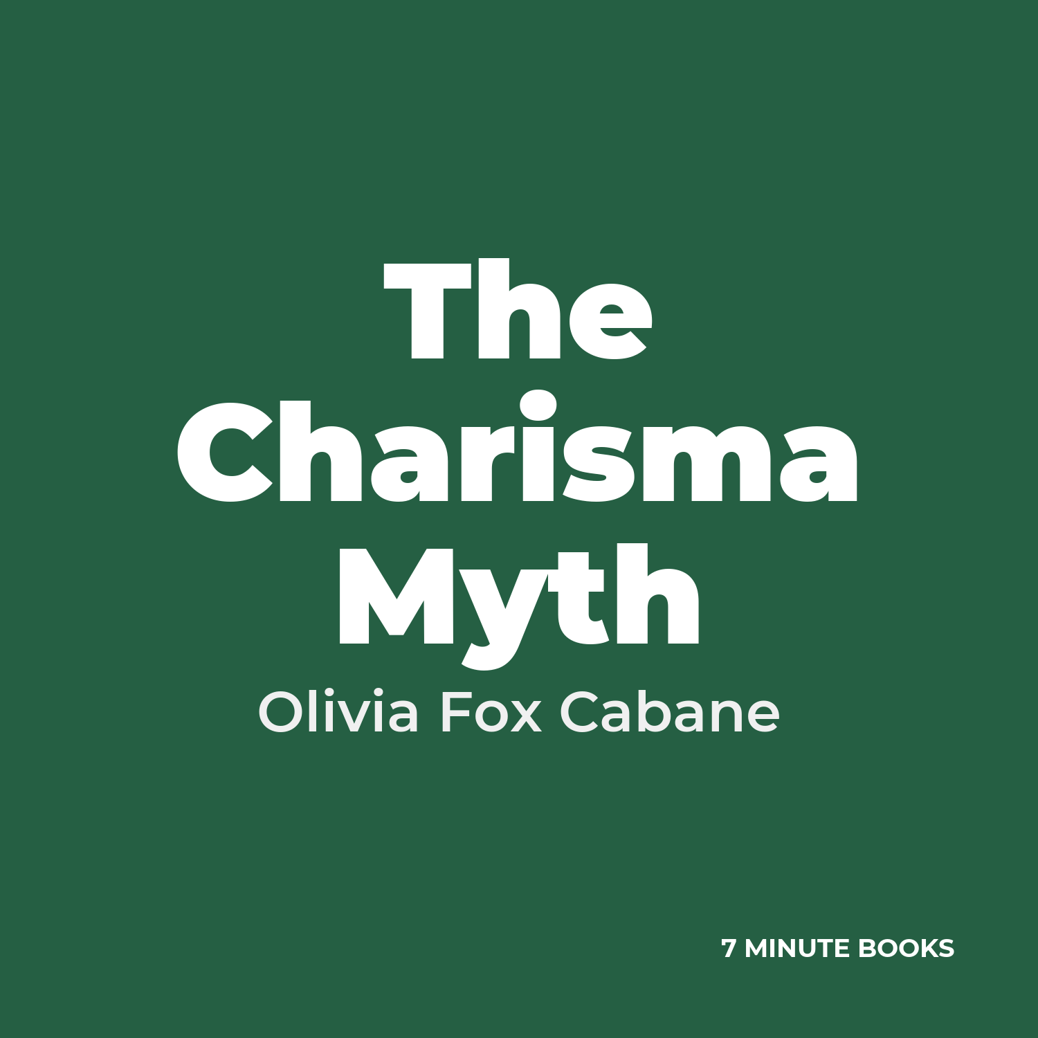 The Charisma Myth cover