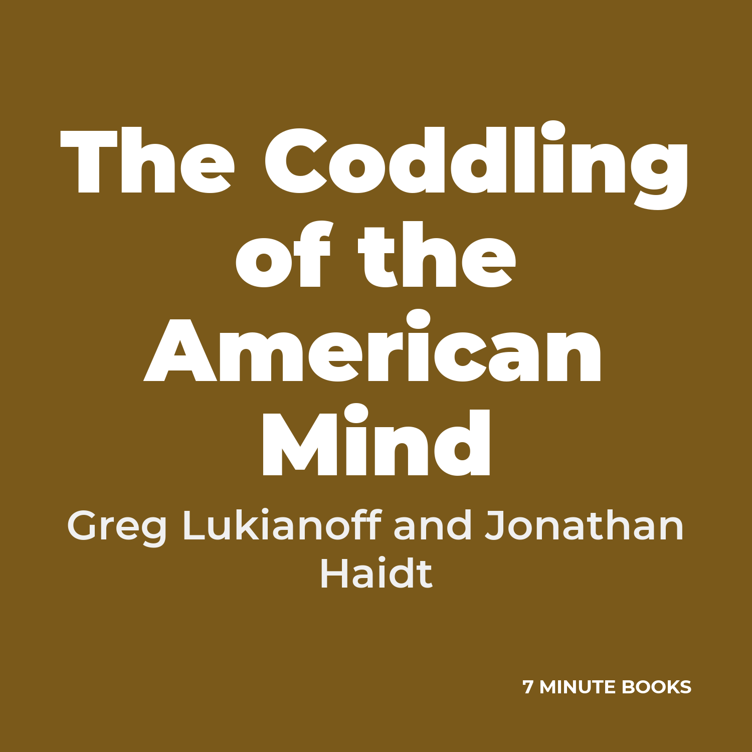 The Coddling of the American Mind cover