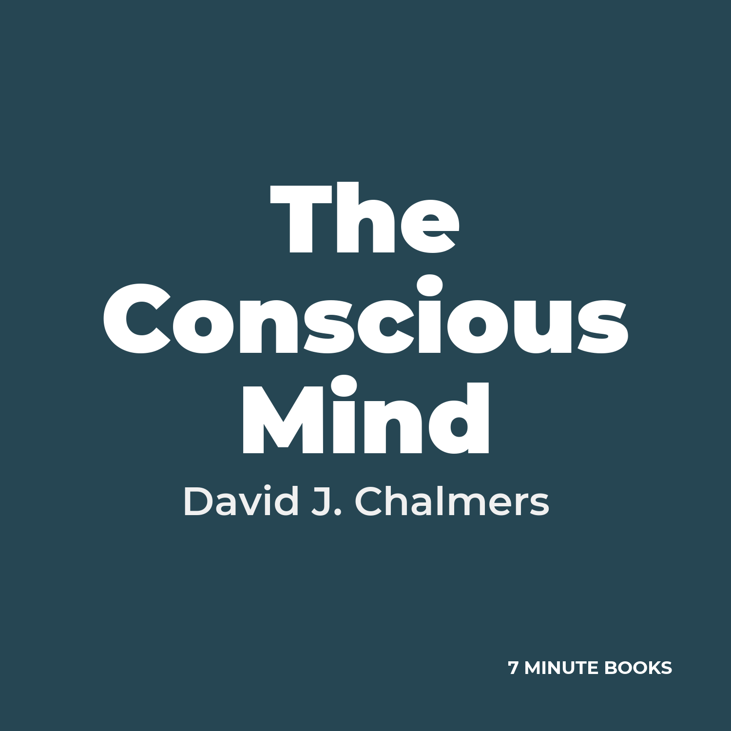 The Conscious Mind — by David J. Chalmers