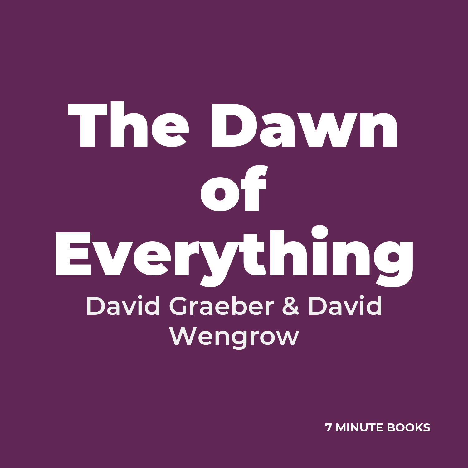 The Dawn of Everything cover