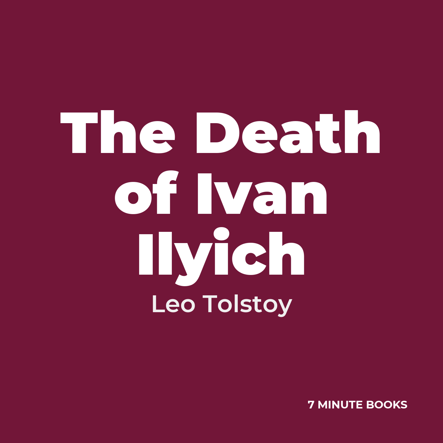 The Death of Ivan Ilyich cover