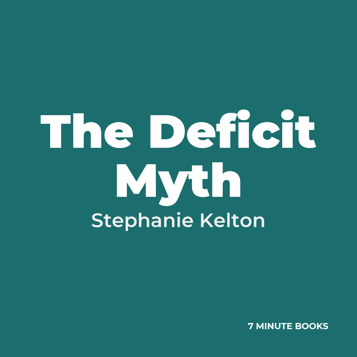 The Deficit Myth cover