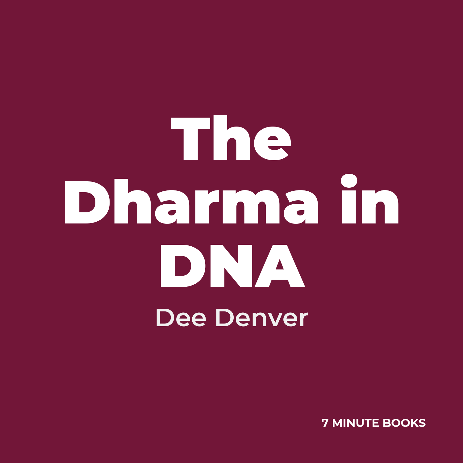 The Dharma in DNA cover