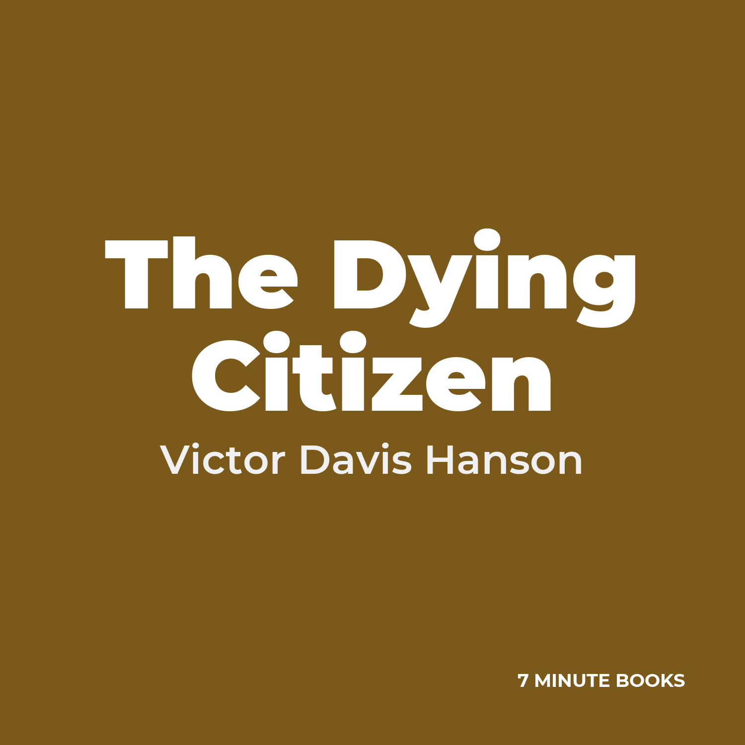 The Dying Citizen cover