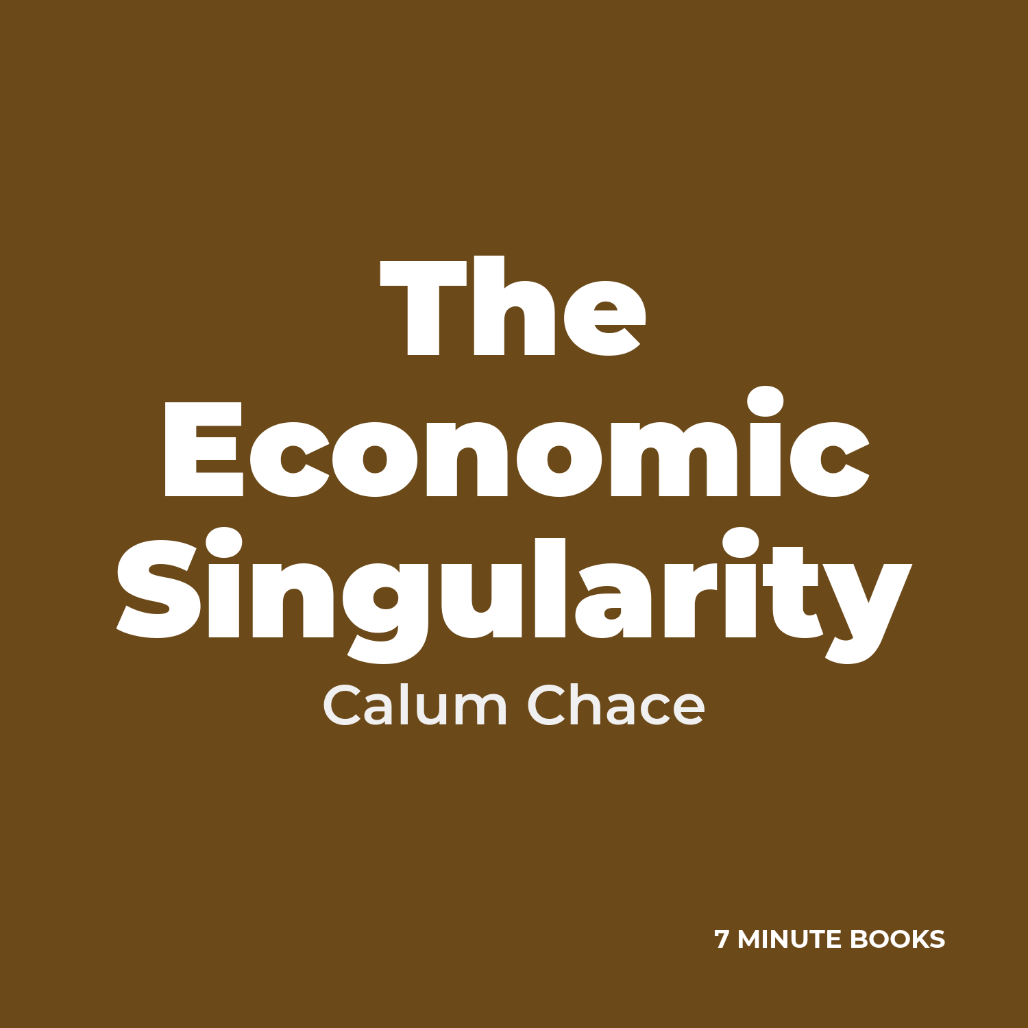 The Economic Singularity cover