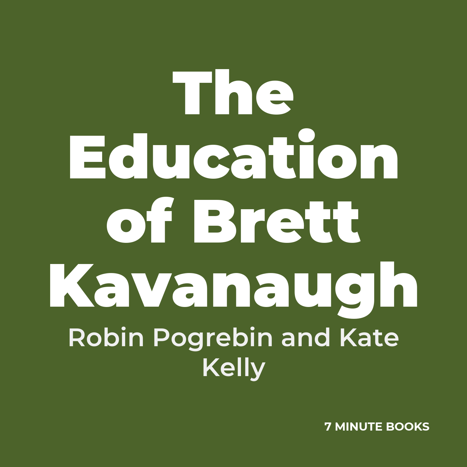 The Education of Brett Kavanaugh cover